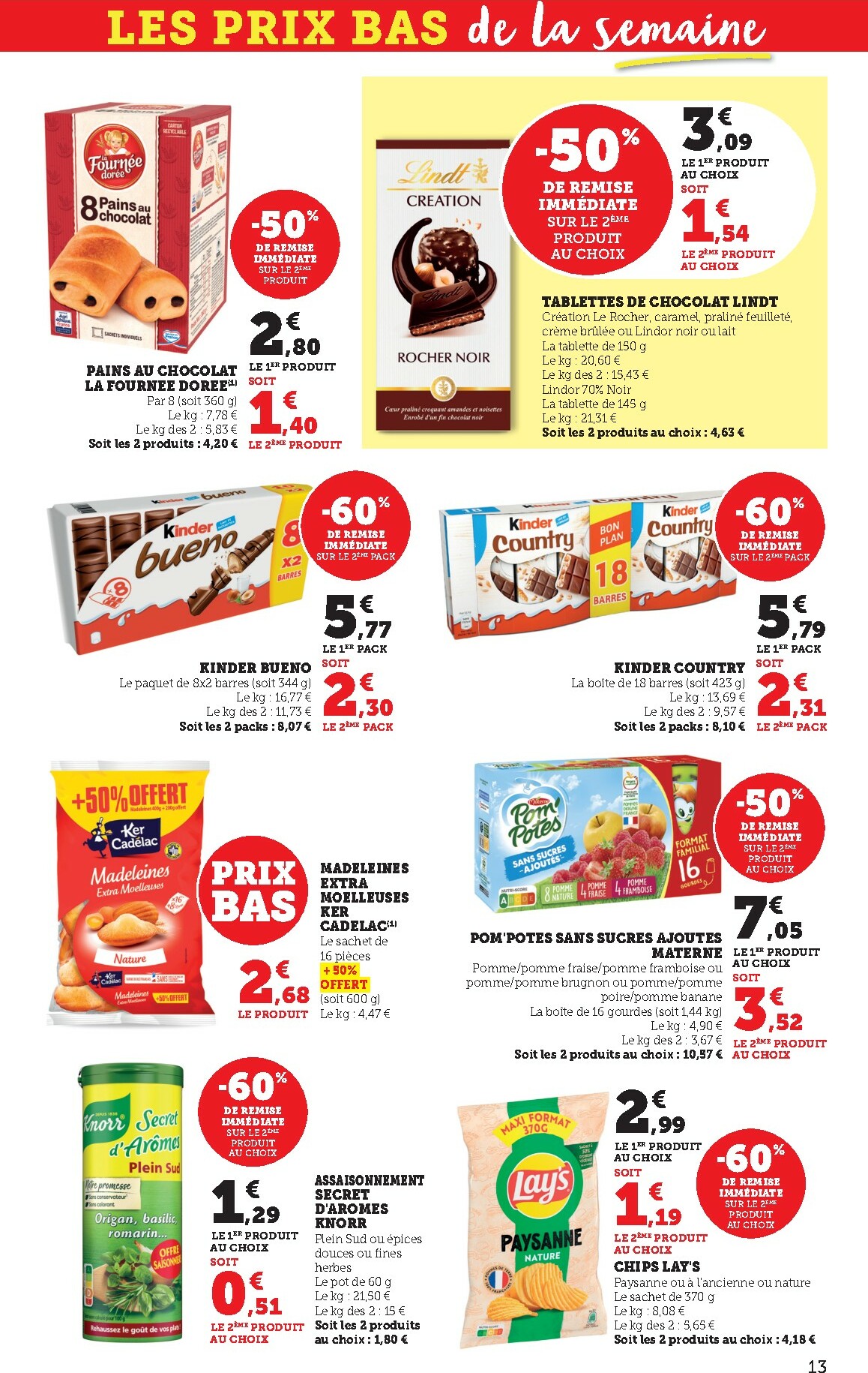 bi1 - Catalogue Bi1 - Baugy, Voujeaucourt, Lavans-les-Saint-Claude, Morbier, Salins, La Pacaudière, Bonny-sur-Loire, Lormes, La Clayette, Louhans, Mercurey, Verdun-sur-le-Doubs, Ancy-le-Franc, Vincelles valable du 10/02/2026 au 22/02/2026 - page: 13