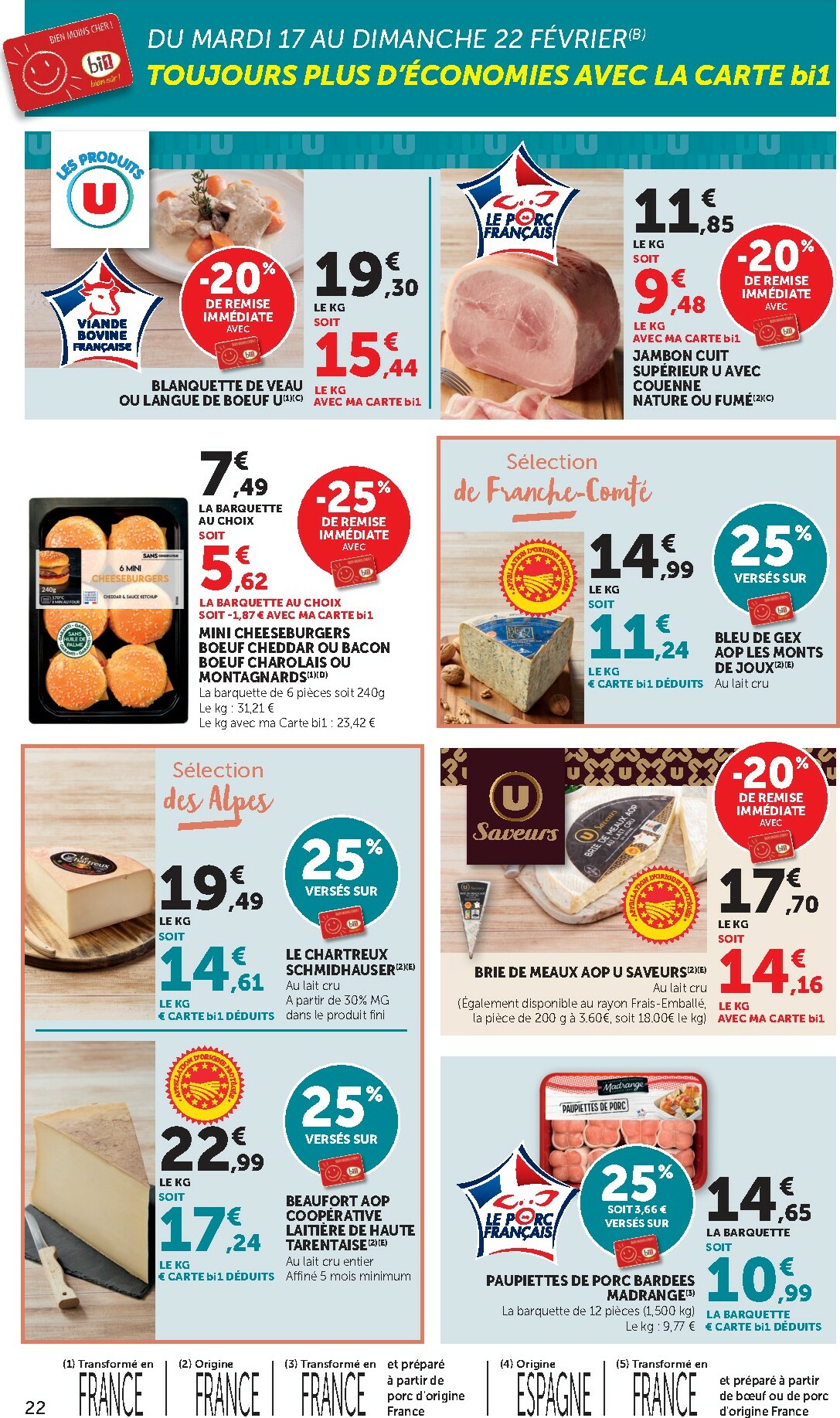 bi1 - Catalogue Bi1 Supermarché valable du 17/02/2026 au 01/03/2026 - page: 22