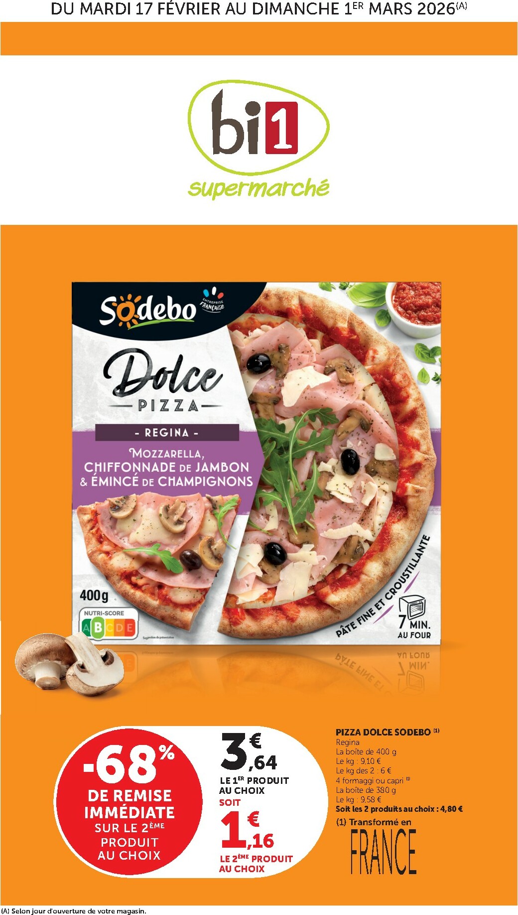bi1 - Catalogue Bi1 valable du 17/02/2026 au 01/03/2026