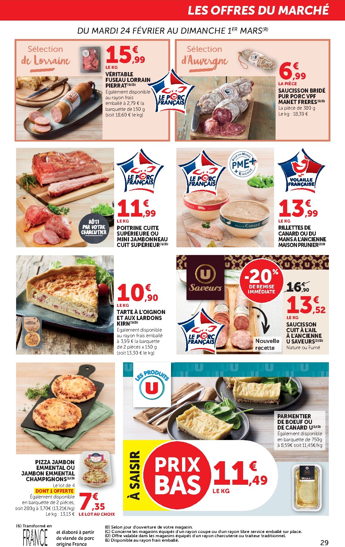 bi1 - Catalogue Bi1 Supermarché - Dompierre-sur-Besbre, Clamecy, Veigy-Foncenez, Auxerre valable du 24/02/2026 au 08/03/2026 - page: 29