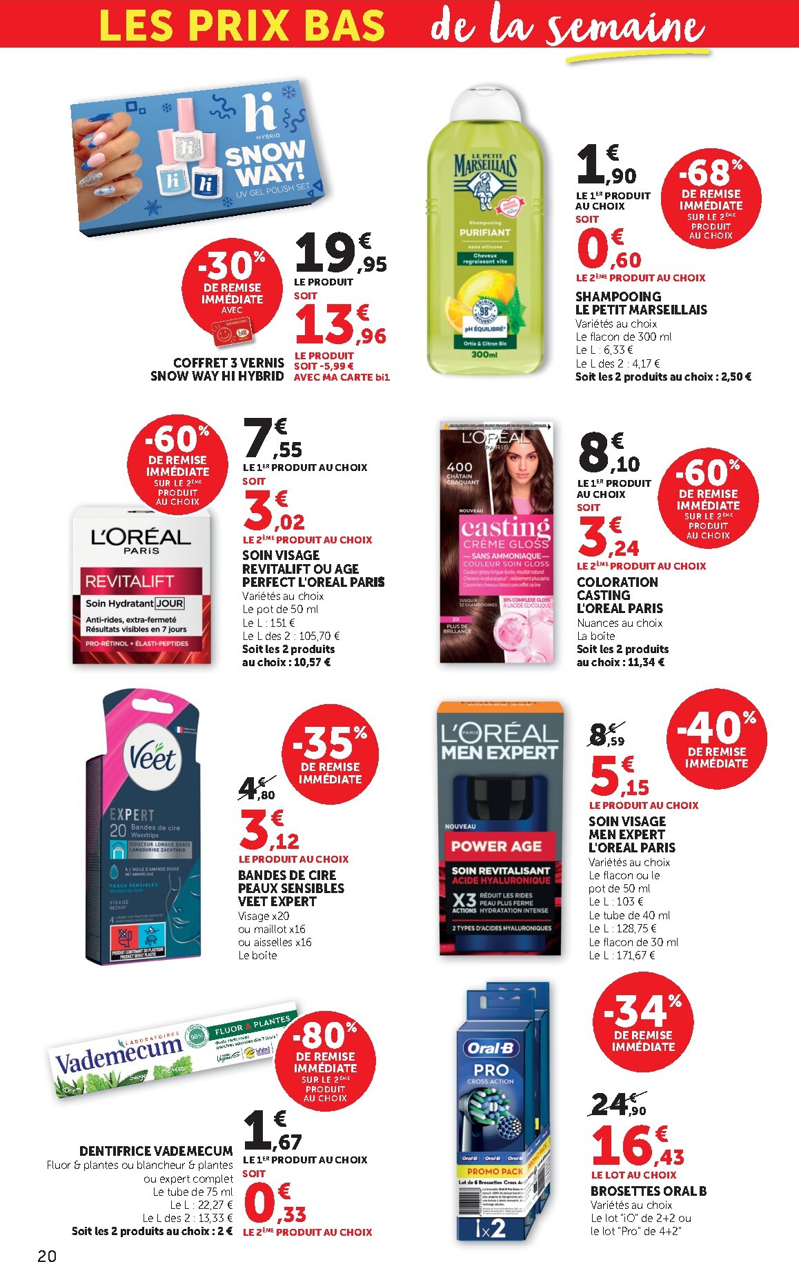 bi1 - Catalogue Bi1 Supermarché - Dompierre-sur-Besbre, Clamecy, Veigy-Foncenez, Auxerre valable du 24/02/2026 au 08/03/2026 - page: 20