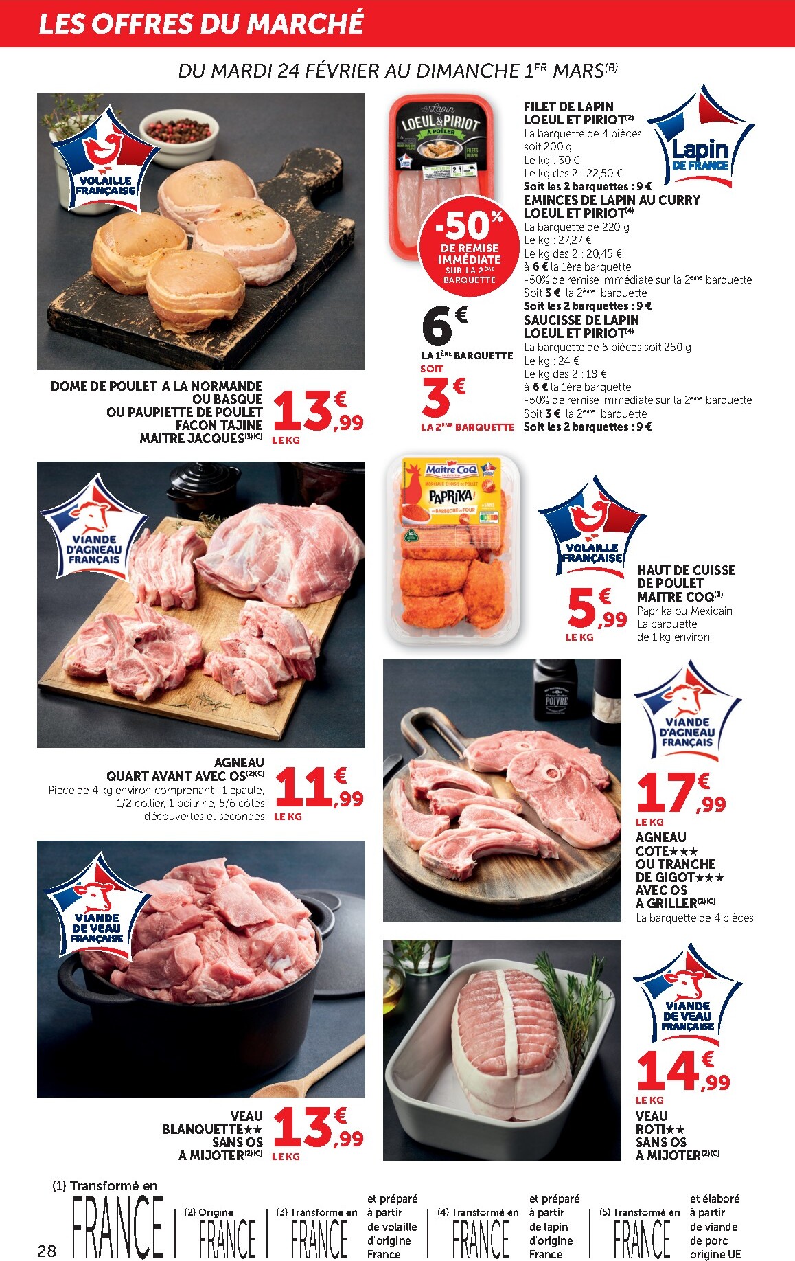 bi1 - Catalogue Bi1 Supermarché - Dompierre-sur-Besbre, Clamecy, Veigy-Foncenez, Auxerre valable du 24/02/2026 au 08/03/2026 - page: 28