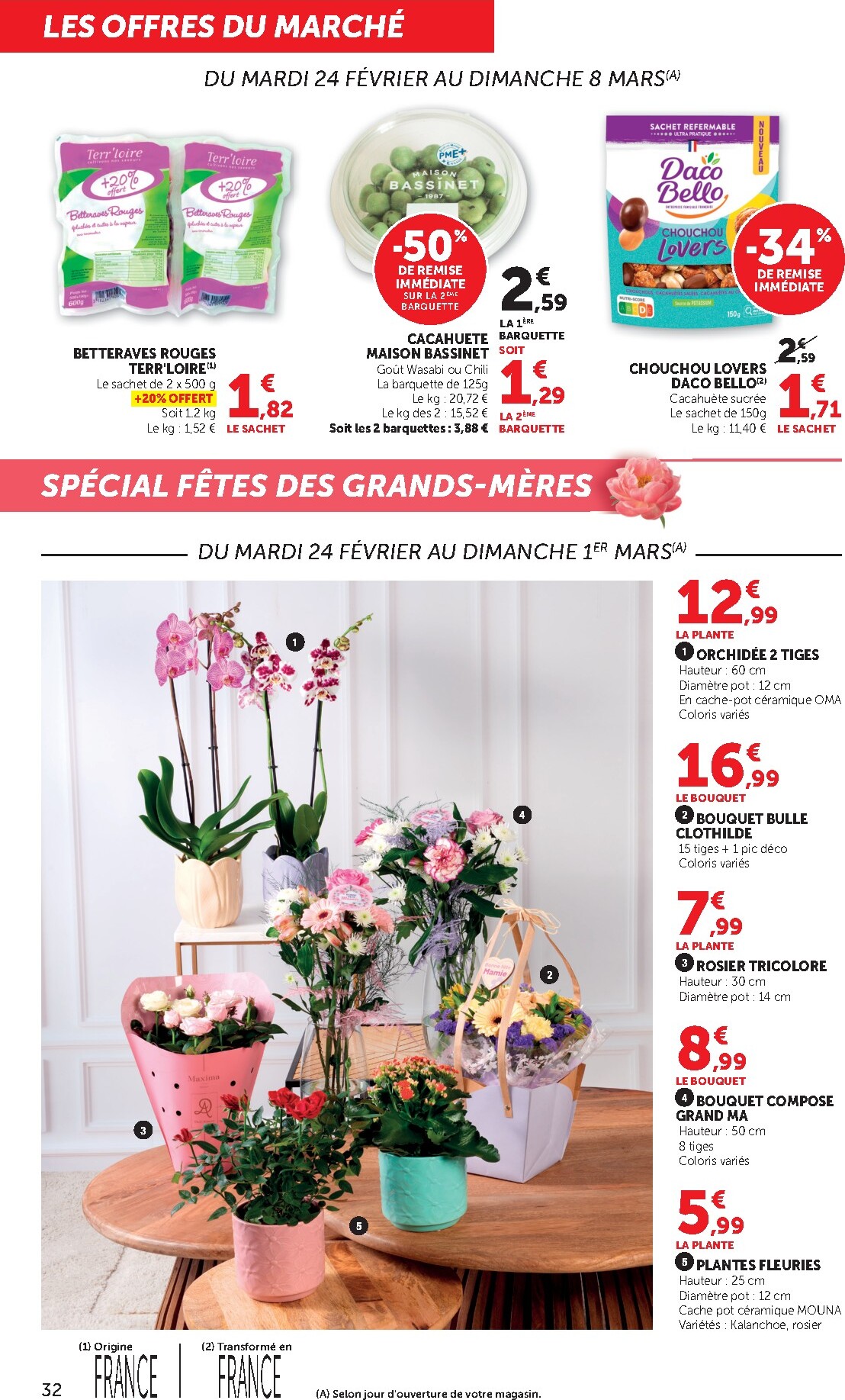 bi1 - Catalogue Bi1 Supermarché - Dompierre-sur-Besbre, Clamecy, Veigy-Foncenez, Auxerre valable du 24/02/2026 au 08/03/2026 - page: 32