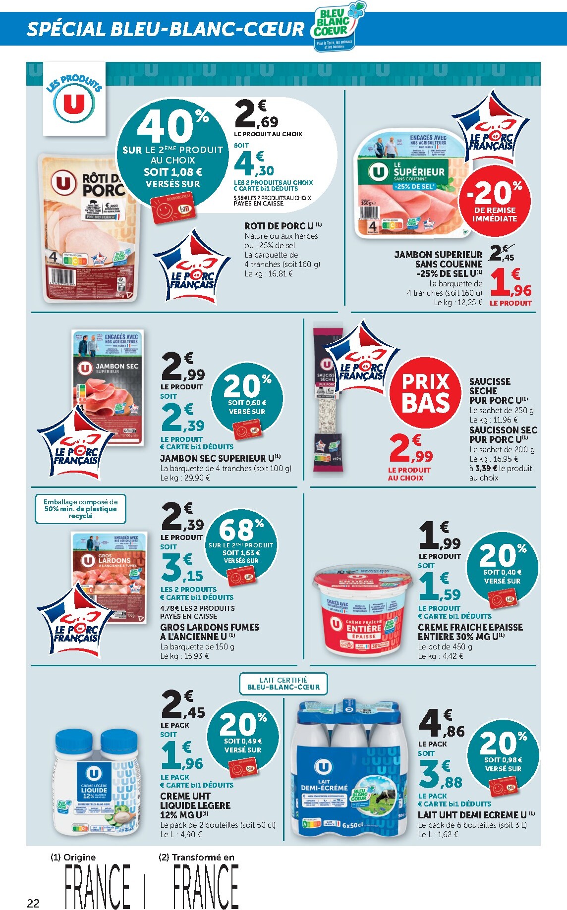 bi1 - Catalogue Bi1 Supermarché - Dompierre-sur-Besbre, Clamecy, Veigy-Foncenez, Auxerre valable du 24/02/2026 au 08/03/2026 - page: 22