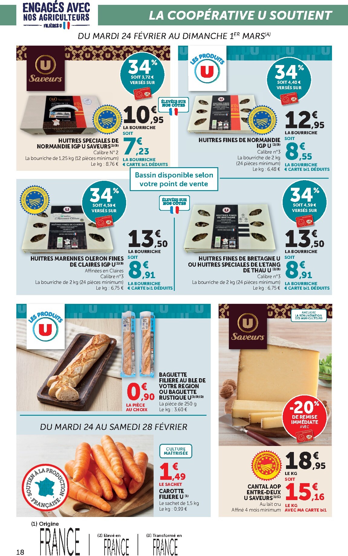 bi1 - Catalogue Bi1 Supermarché - Lurcy-Lévis, Ervy-le-Châtel, La Guerche-sur-l’Aubois, Aiserey, Selongey, Venarey-les-Laumes, Champs-sur-Yonne, Pont-sur-Yonne, Saint-Fargeau, Saint-Georges-sur-Baulche, Vermenton valable du 24/02/2026 au 08/03/2026 - page: 18