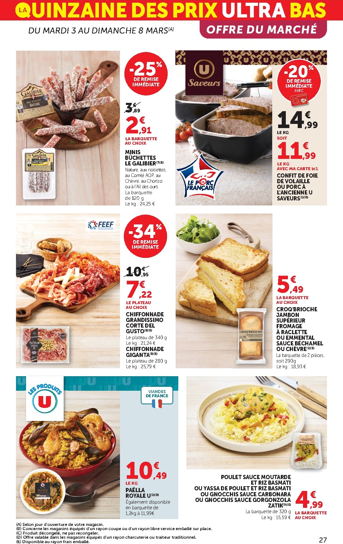 bi1 - Catalogue Bi1 Supermarché - Dompierre-sur-Besbre, Clamecy, Veigy-Foncenez, Auxerre valable du 03/03/2026 au 15/03/2026 - page: 27