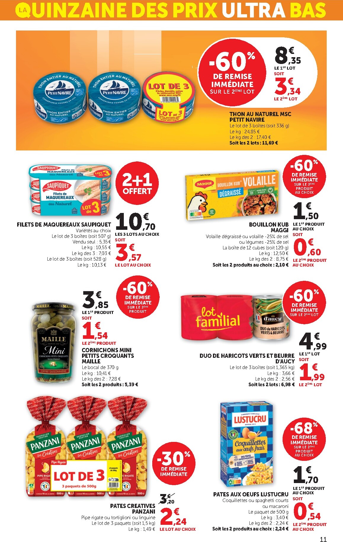 bi1 - Catalogue Bi1 Supermarché - Dompierre-sur-Besbre, Clamecy, Veigy-Foncenez, Auxerre valable du 03/03/2026 au 15/03/2026 - page: 11