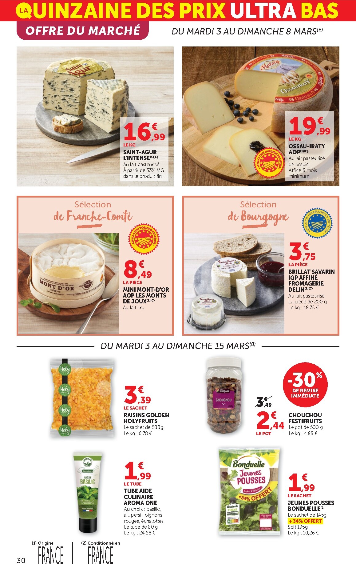 bi1 - Catalogue Bi1 Supermarché - Dompierre-sur-Besbre, Clamecy, Veigy-Foncenez, Auxerre valable du 03/03/2026 au 15/03/2026 - page: 30