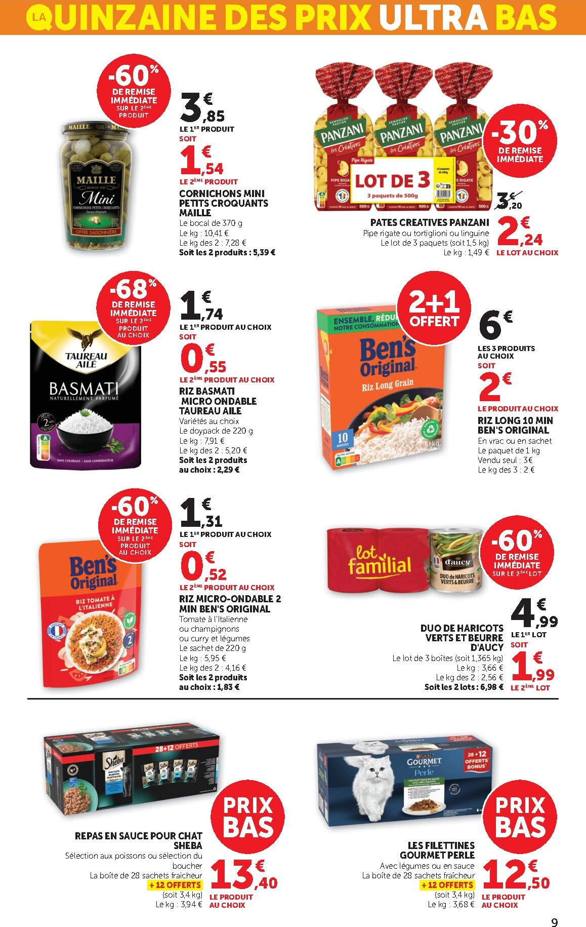 bi1 - Catalogue Bi1 Supermarché - Lurcy-Lévis, Ervy-le-Châtel, La Guerche-sur-l’Aubois, Aiserey, Selongey, Venarey-les-Laumes, Champs-sur-Yonne, Pont-sur-Yonne, Saint-Fargeau, Saint-Georges-sur-Baulche, Vermenton valable du 03/03/2026 au 15/03/2026 - page: 9