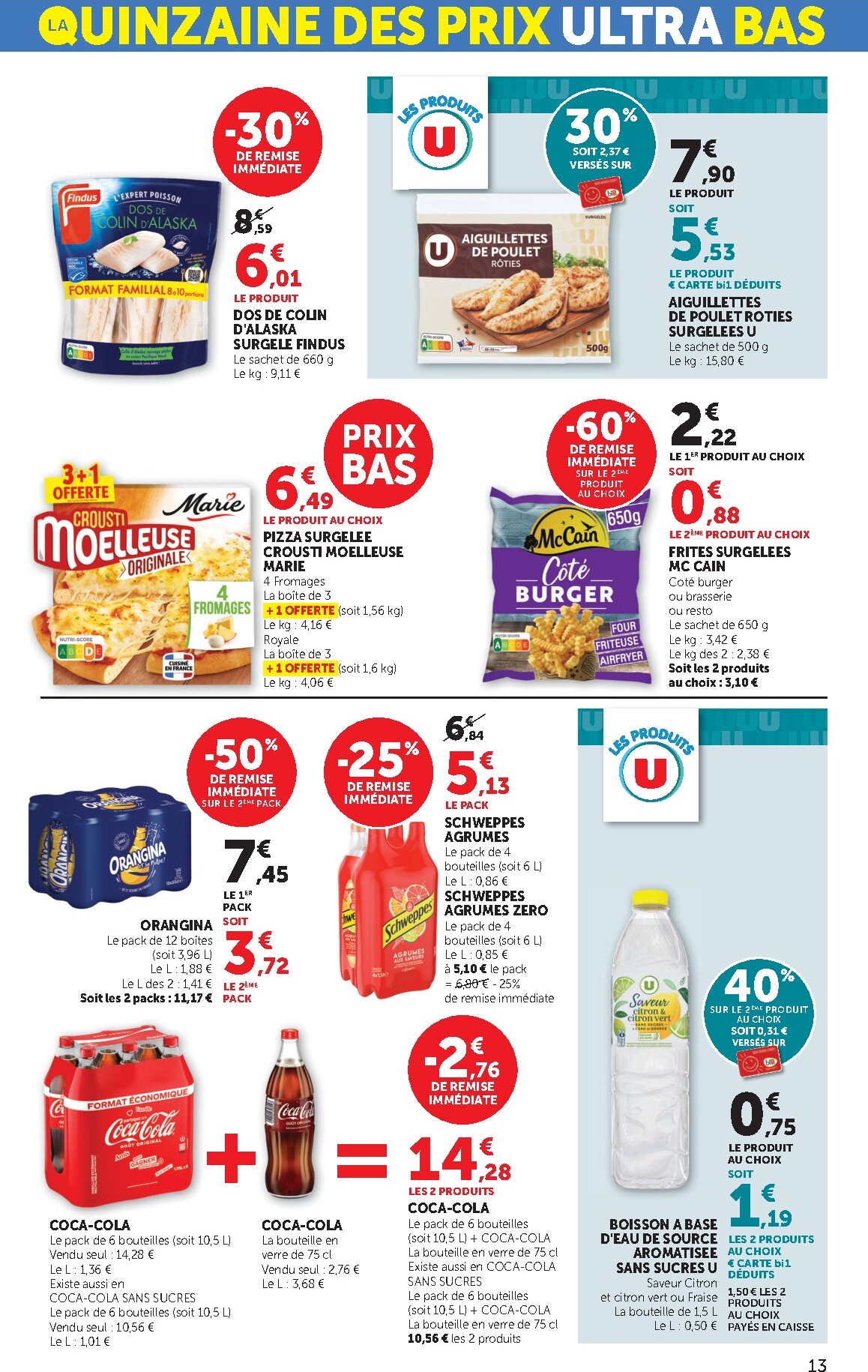 bi1 - Catalogue Bi1 Supermarché - Lurcy-Lévis, Ervy-le-Châtel, La Guerche-sur-l’Aubois, Aiserey, Selongey, Venarey-les-Laumes, Champs-sur-Yonne, Pont-sur-Yonne, Saint-Fargeau, Saint-Georges-sur-Baulche, Vermenton valable du 03/03/2026 au 15/03/2026 - page: 13