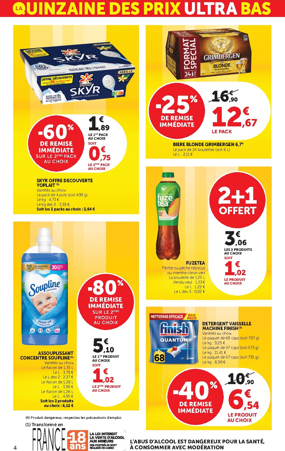 bi1 - Catalogue Bi1 Supermarché - Lurcy-Lévis, Ervy-le-Châtel, La Guerche-sur-l’Aubois, Aiserey, Selongey, Venarey-les-Laumes, Champs-sur-Yonne, Pont-sur-Yonne, Saint-Fargeau, Saint-Georges-sur-Baulche, Vermenton valable du 03/03/2026 au 15/03/2026 - page: 4