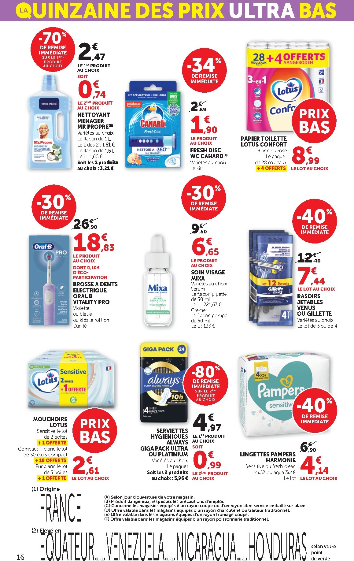 bi1 - Catalogue Bi1 Supermarché - Lurcy-Lévis, Ervy-le-Châtel, La Guerche-sur-l’Aubois, Aiserey, Selongey, Venarey-les-Laumes, Champs-sur-Yonne, Pont-sur-Yonne, Saint-Fargeau, Saint-Georges-sur-Baulche, Vermenton valable du 03/03/2026 au 15/03/2026 - page: 16