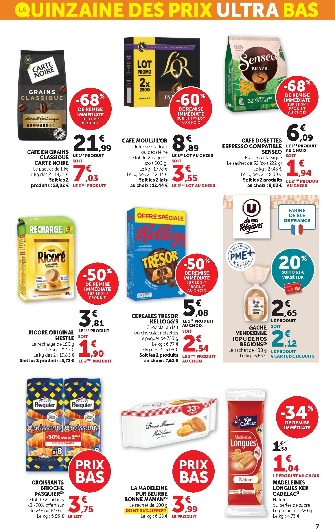 bi1 - Catalogue Bi1 Supermarché - Lurcy-Lévis, Ervy-le-Châtel, La Guerche-sur-l’Aubois, Aiserey, Selongey, Venarey-les-Laumes, Champs-sur-Yonne, Pont-sur-Yonne, Saint-Fargeau, Saint-Georges-sur-Baulche, Vermenton valable du 03/03/2026 au 15/03/2026 - page: 7