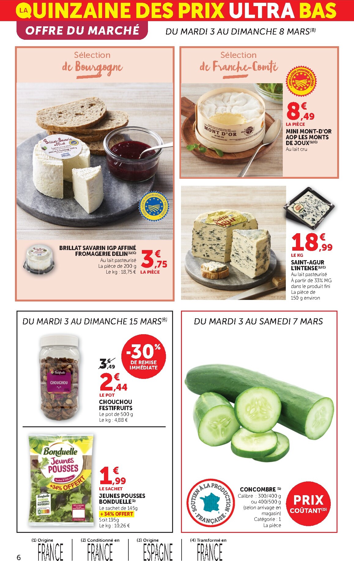 bi1 - Catalogue Bi1 Supermarché - Chaource, Voujeaucourt, Lavans-les-Saint-Claude, Salins-les-Bains, La Pacaudière, Lormes, Saint-Pierre-le-Moûtier, La Clayette, Louhans, Verdun-sur-le-Doubs, Ancy-le-Franc, Bléneau valable du 03/03/2026 au 15/03/2026 - page: 6