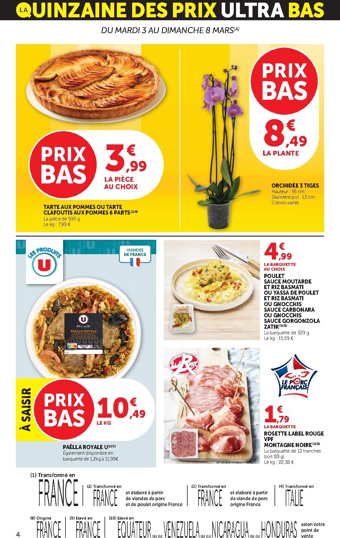 bi1 - Catalogue Bi1 Supermarché - Chaource, Voujeaucourt, Lavans-les-Saint-Claude, Salins-les-Bains, La Pacaudière, Lormes, Saint-Pierre-le-Moûtier, La Clayette, Louhans, Verdun-sur-le-Doubs, Ancy-le-Franc, Bléneau valable du 03/03/2026 au 15/03/2026 - page: 4