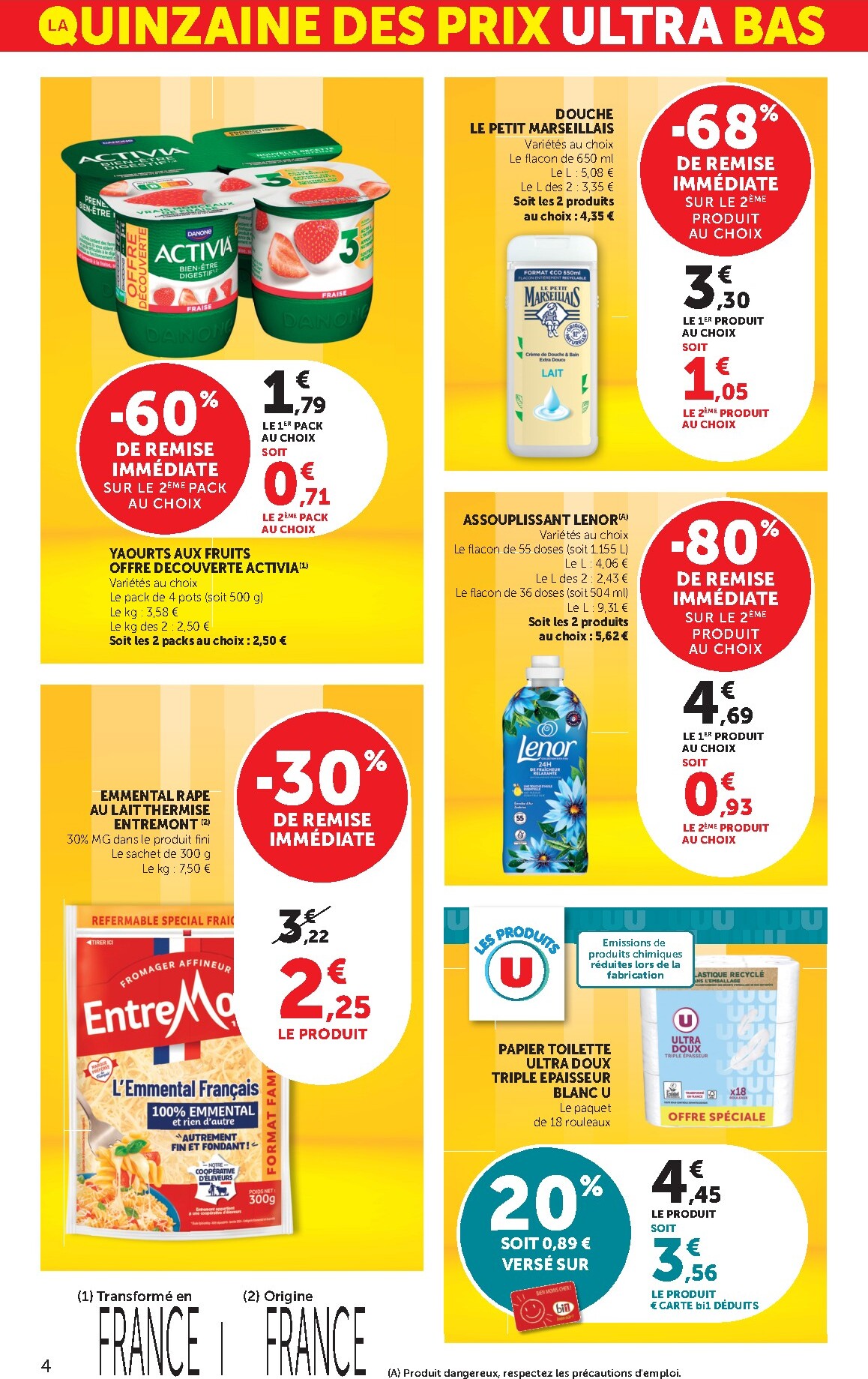 bi1 - Catalogue Bi1 Supermarché - Lurcy-Lévis, Ervy-le-Châtel, La Guerche-sur-l’Aubois, Aiserey, Selongey, Venarey-les-Laumes, Champs-sur-Yonne, Pont-sur-Yonne, Saint-Fargeau, Saint-Georges-sur-Baulche, Vermenton valable du 10/03/2026 au 22/03/2026 - page: 4