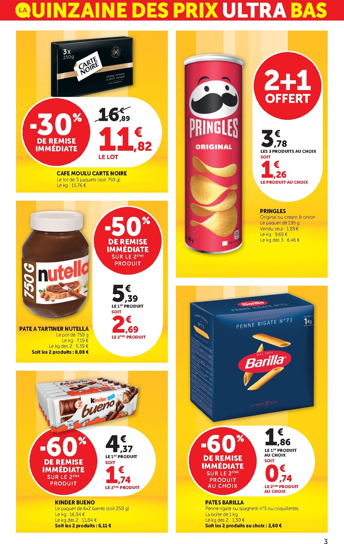 bi1 - Catalogue Bi1 Supermarché - Lurcy-Lévis, Ervy-le-Châtel, La Guerche-sur-l’Aubois, Aiserey, Selongey, Venarey-les-Laumes, Champs-sur-Yonne, Pont-sur-Yonne, Saint-Fargeau, Saint-Georges-sur-Baulche, Vermenton valable du 10/03/2026 au 22/03/2026 - page: 3