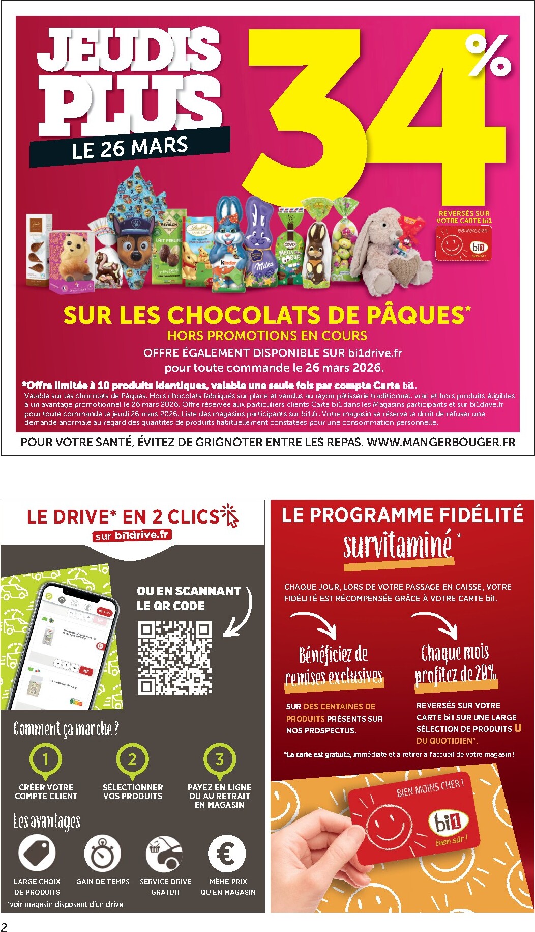 bi1 - Catalogue Bi1 - Supermarché, Maxi Marché valable du 17/03/2026 au 29/03/2026 - page: 2