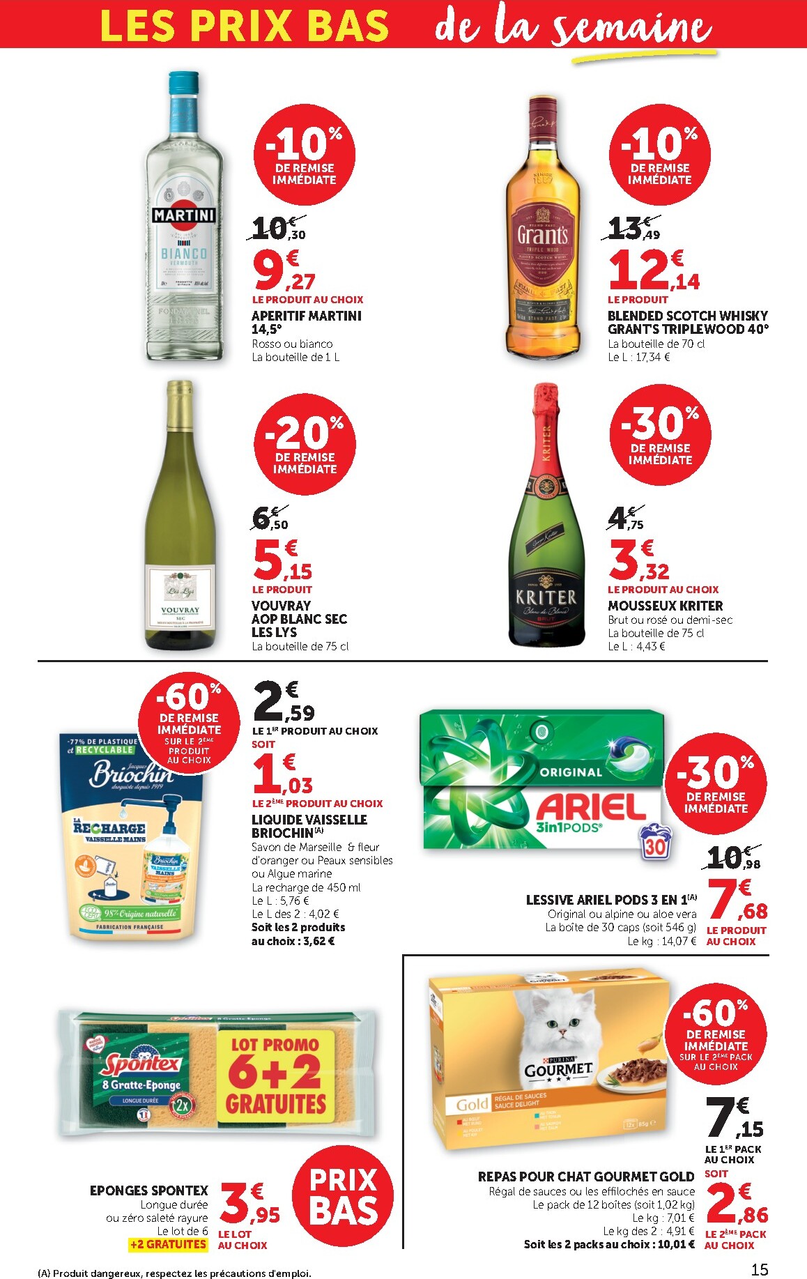 bi1 - Catalogue Bi1 Supermarché - Chaource, Voujeaucourt, Lavans-les-Saint-Claude, Salins-les-Bains, La Pacaudière, Lormes, Saint-Pierre-le-Moûtier, La Clayette, Louhans, Verdun-sur-le-Doubs, Ancy-le-Franc, Bléneau valable du 17/03/2026 au 29/03/2026 - page: 15