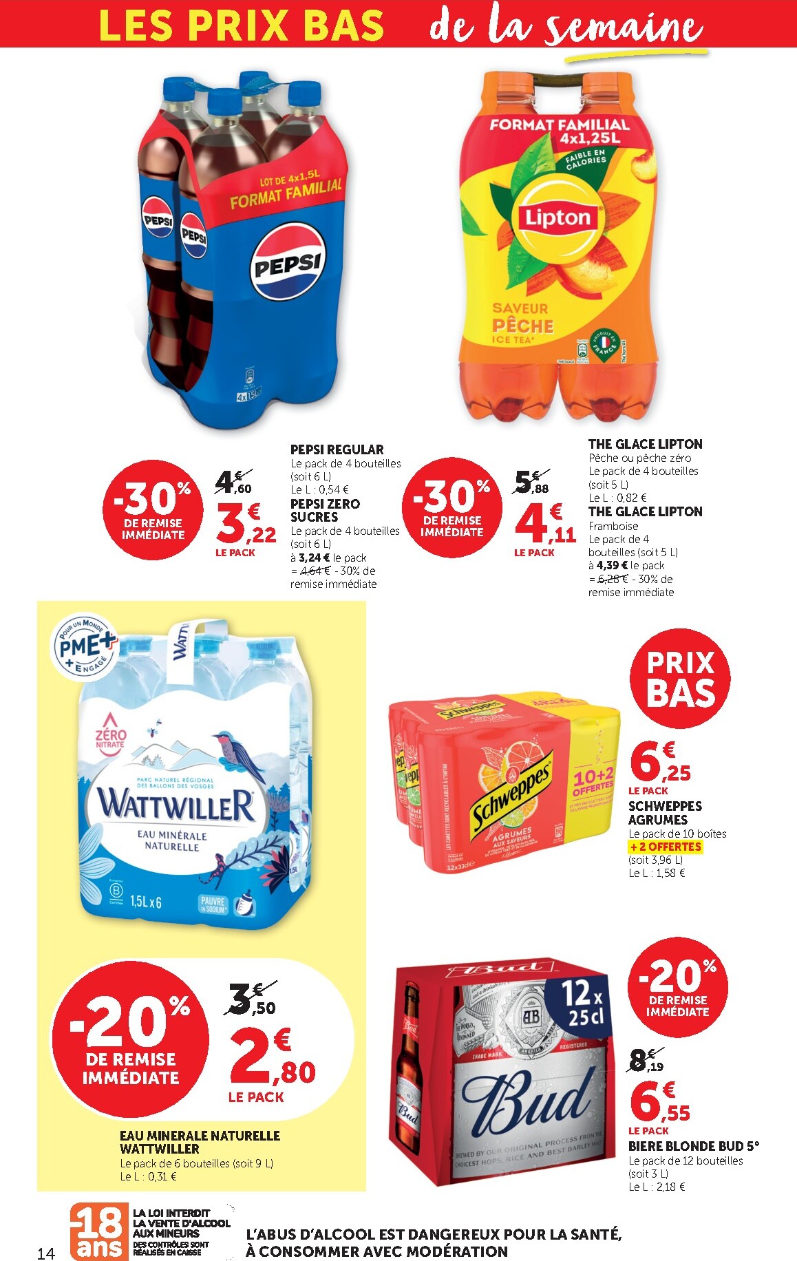 bi1 - Catalogue Bi1 Supermarché - Chaource, Voujeaucourt, Lavans-les-Saint-Claude, Salins-les-Bains, La Pacaudière, Lormes, Saint-Pierre-le-Moûtier, La Clayette, Louhans, Verdun-sur-le-Doubs, Ancy-le-Franc, Bléneau valable du 17/03/2026 au 29/03/2026 - page: 14