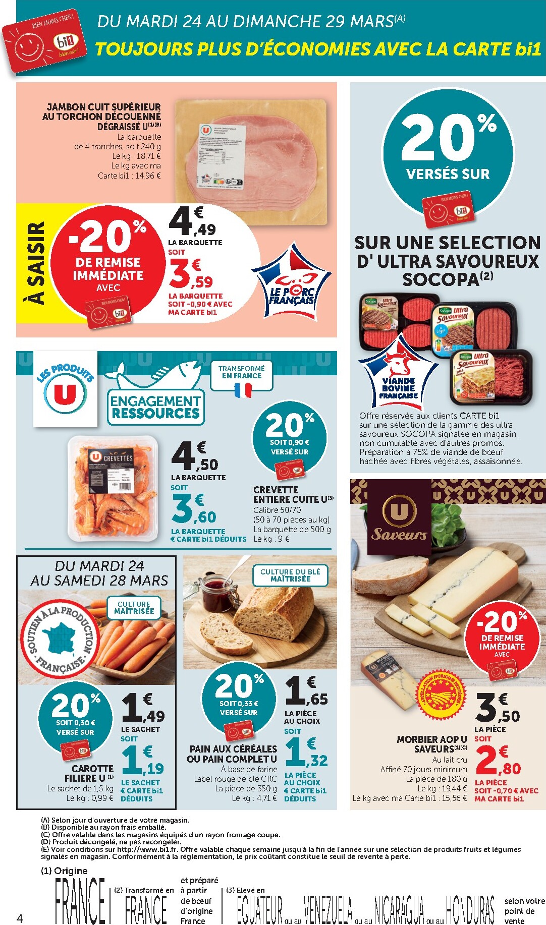 bi1 - Catalogue Bi1 - Supermarché, Maxi Marché valable du 24/03/2026 au 06/04/2026 - page: 4