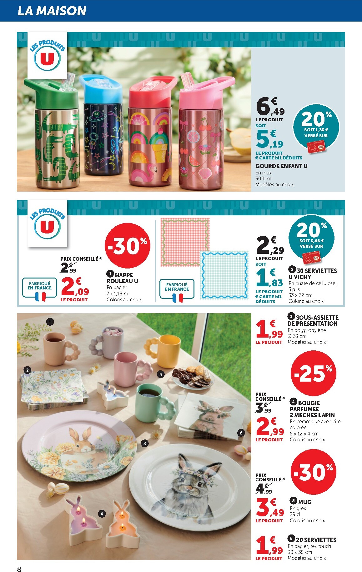 bi1 - Catalogue Bi1 - Supermarché valable du 24/03/2026 au 06/04/2026 - page: 8