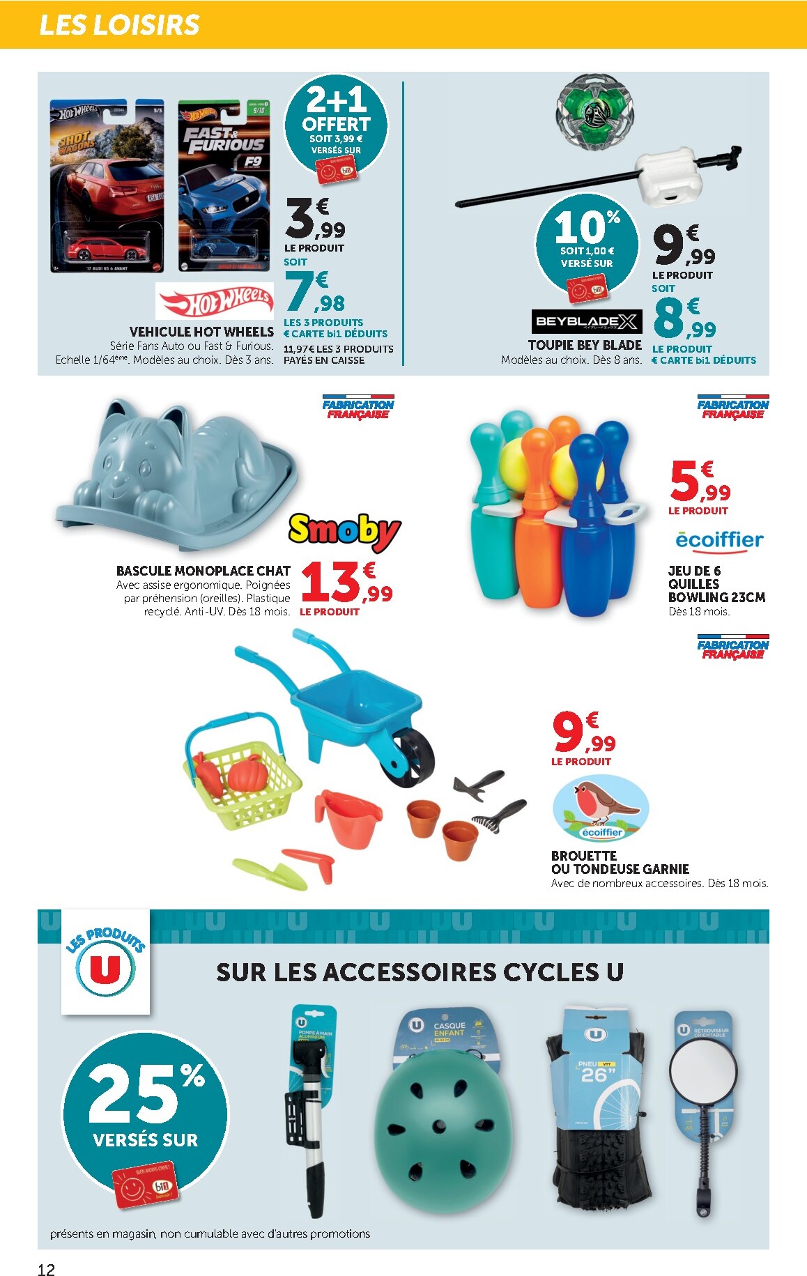 bi1 - Catalogue Bi1 - Supermarché valable du 24/03/2026 au 06/04/2026 - page: 12