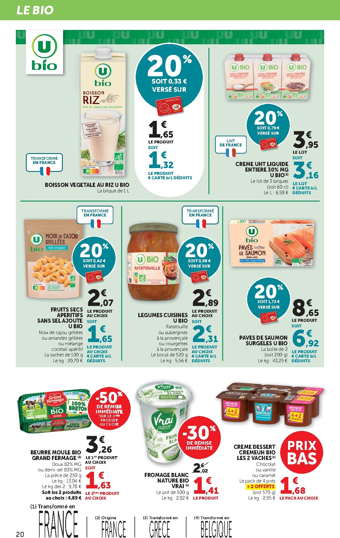 bi1 - Catalogue Bi1 Supermarché valable du 24/03/2026 au 06/04/2026 - page: 20