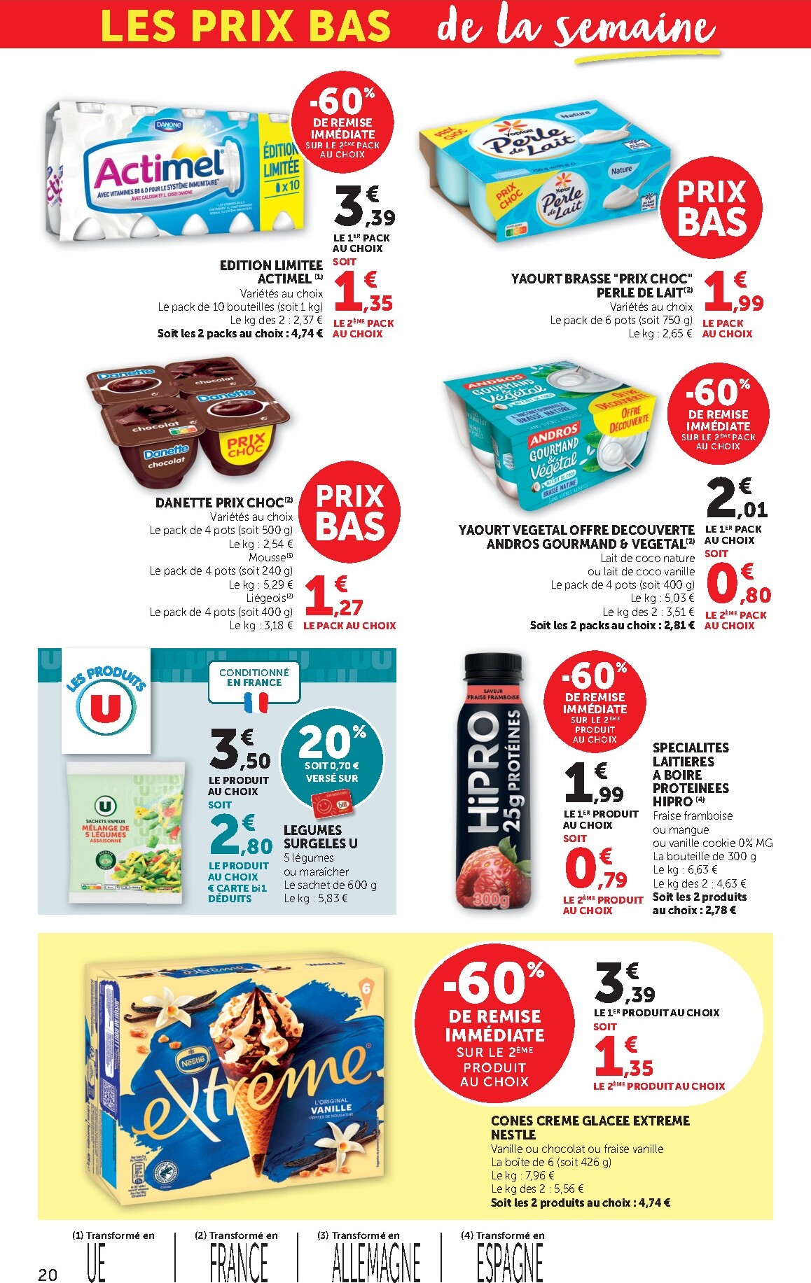 bi1 - Prospectus Bi1 Supermarché - Dompierre-sur-Besbre, Clamecy, Veigy-Foncenez, Auxerre valide du du mercredi 08/04/2026 au du dimanche 19/04/2026 - page: 20