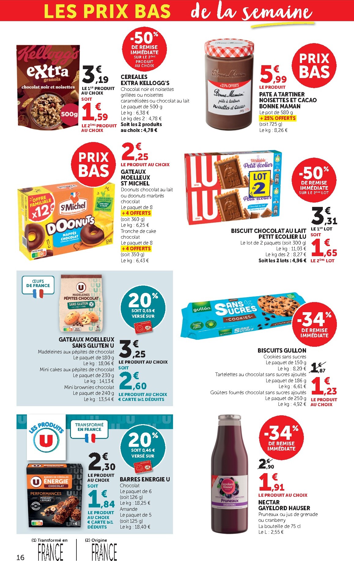 bi1 - Prospectus Bi1 Supermarché - Dompierre-sur-Besbre, Clamecy, Veigy-Foncenez, Auxerre valide du du mercredi 08/04/2026 au du dimanche 19/04/2026 - page: 16