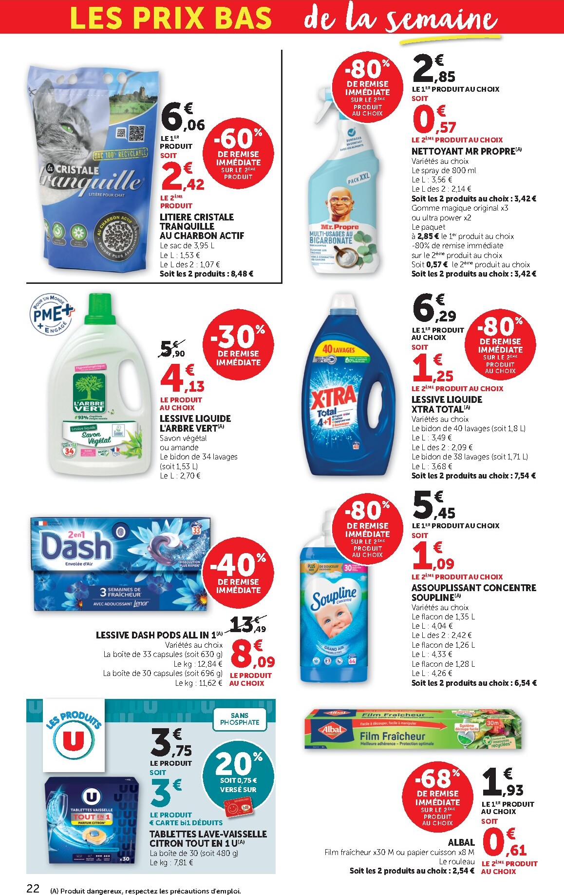 bi1 - Prospectus Bi1 Supermarché - Dompierre-sur-Besbre, Clamecy, Veigy-Foncenez, Auxerre valide du du mercredi 08/04/2026 au du dimanche 19/04/2026 - page: 22