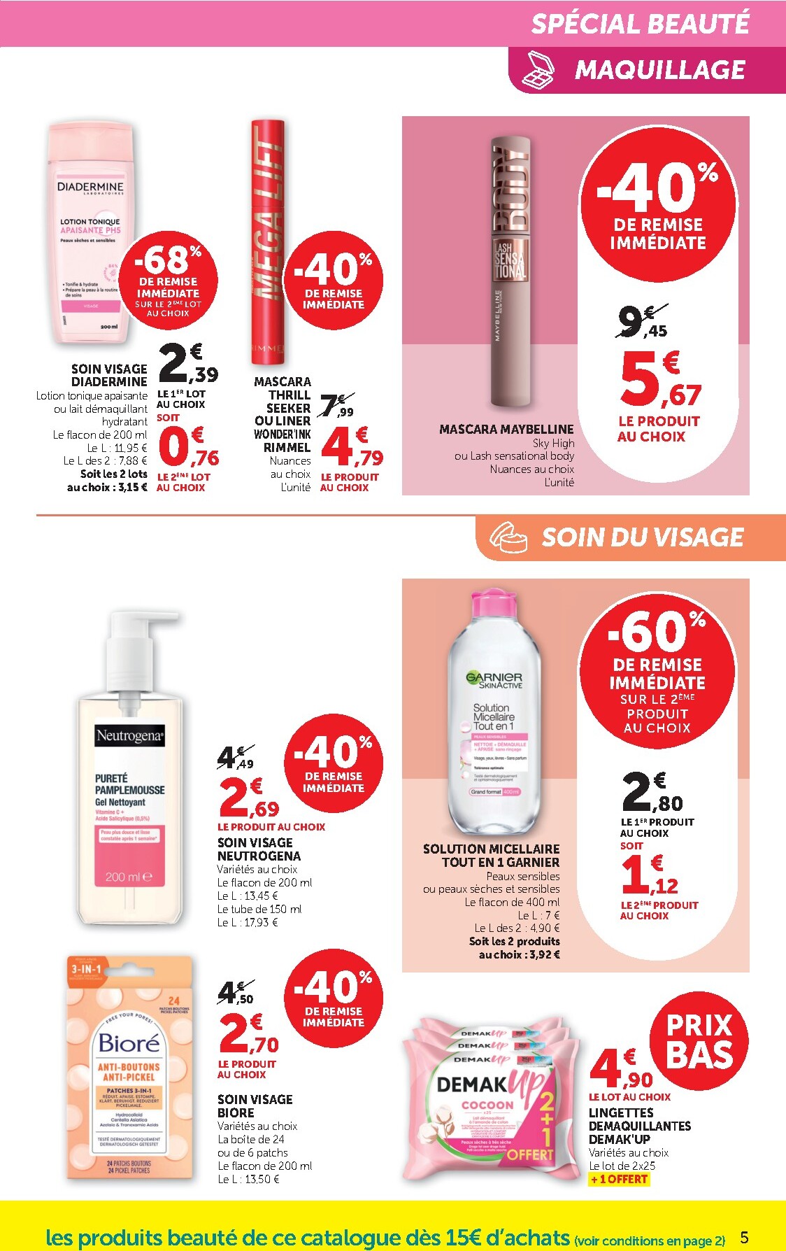 bi1 - Prospectus Bi1 Supermarché - Dompierre-sur-Besbre, Clamecy, Veigy-Foncenez, Auxerre valide du du mercredi 08/04/2026 au du dimanche 19/04/2026 - page: 5