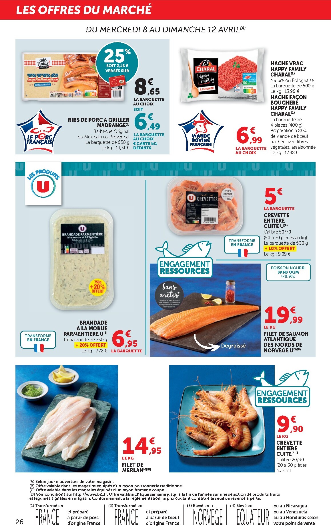 bi1 - Prospectus Bi1 Supermarché - Dompierre-sur-Besbre, Clamecy, Veigy-Foncenez, Auxerre valide du du mercredi 08/04/2026 au du dimanche 19/04/2026 - page: 26