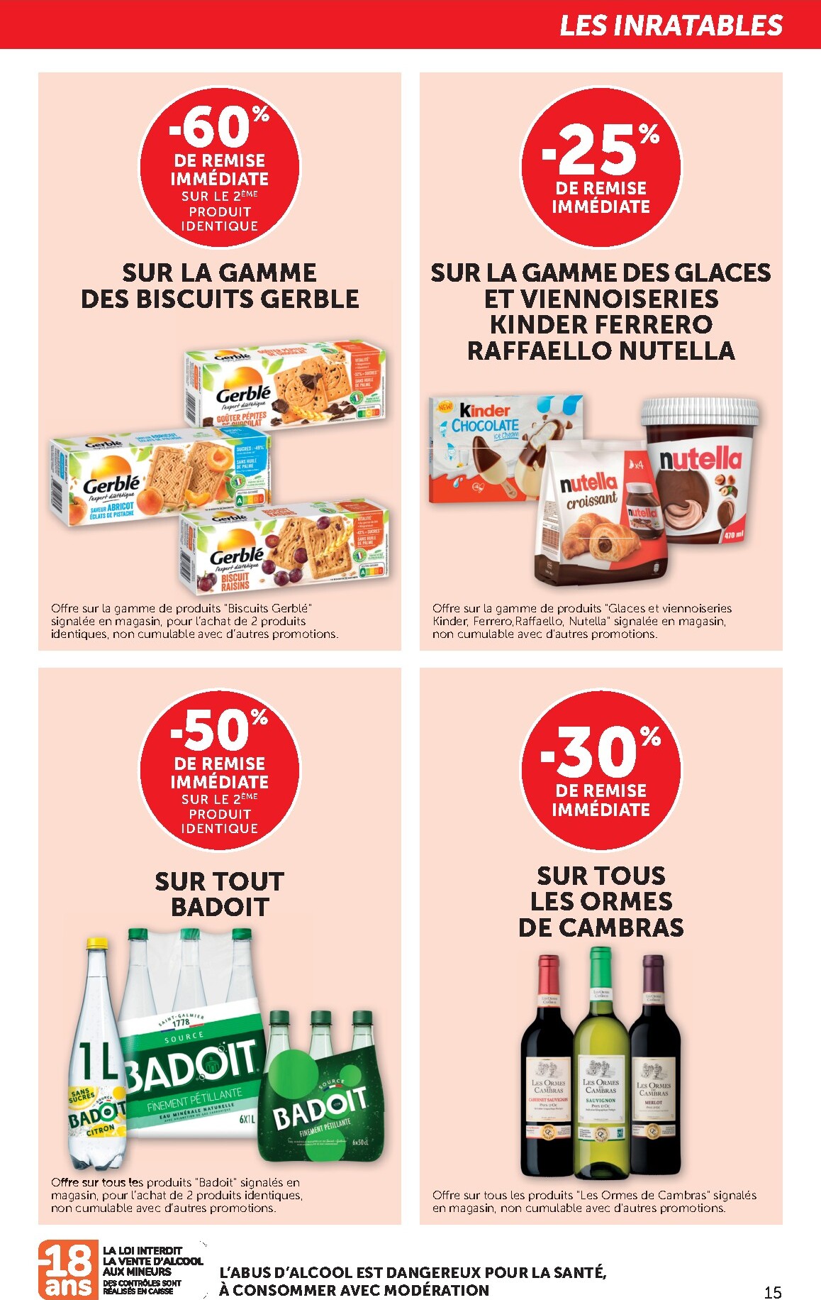 bi1 - Prospectus Bi1 Supermarché - Dompierre-sur-Besbre, Clamecy, Veigy-Foncenez, Auxerre valide du du mercredi 08/04/2026 au du dimanche 19/04/2026 - page: 15