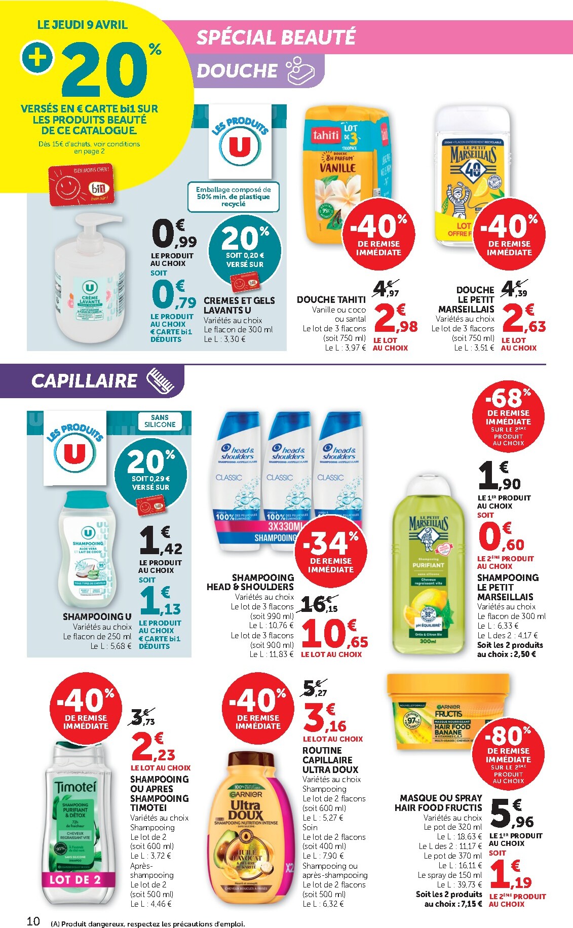 bi1 - Prospectus Bi1 Supermarché - Dompierre-sur-Besbre, Clamecy, Veigy-Foncenez, Auxerre valide du du mercredi 08/04/2026 au du dimanche 19/04/2026 - page: 10