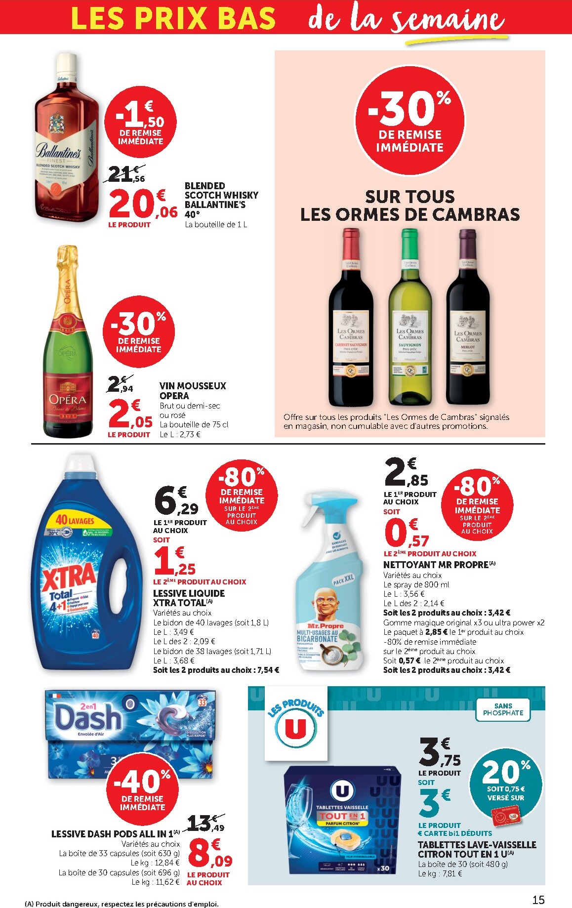 bi1 - Prospectus Bi1 - Supermarché, Maxi Marché valide du du mercredi 08/04/2026 au du dimanche 19/04/2026 - page: 15