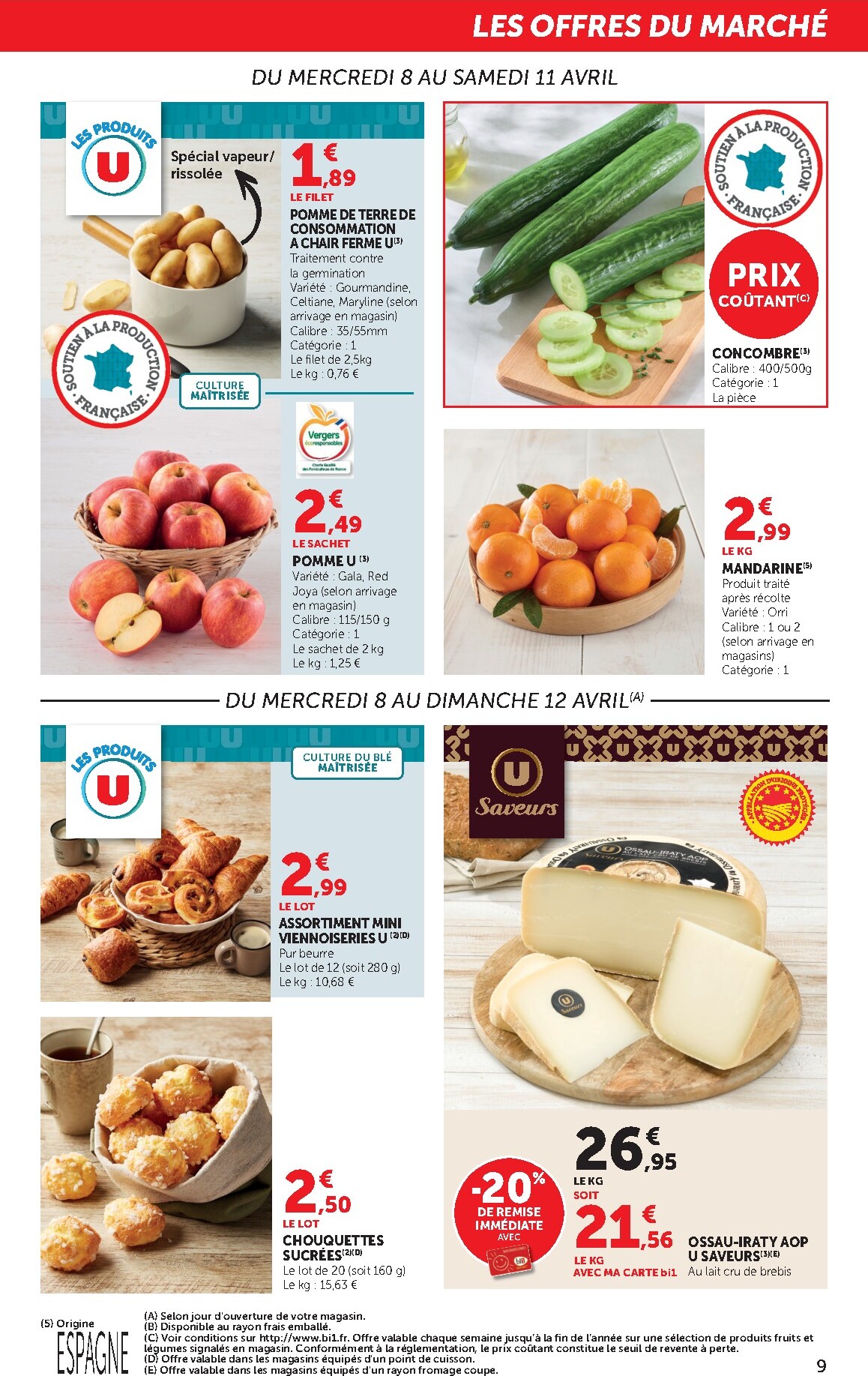 bi1 - Prospectus Bi1 - Supermarché, Maxi Marché valide du du mercredi 08/04/2026 au du dimanche 19/04/2026 - page: 9
