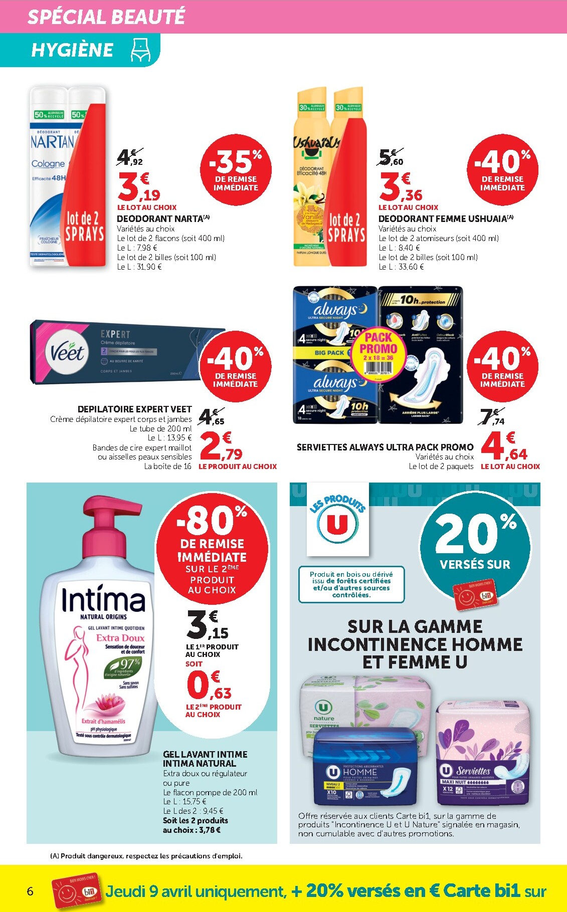 bi1 - Prospectus Bi1 - Supermarché, Maxi Marché valide du du mercredi 08/04/2026 au du dimanche 19/04/2026 - page: 6