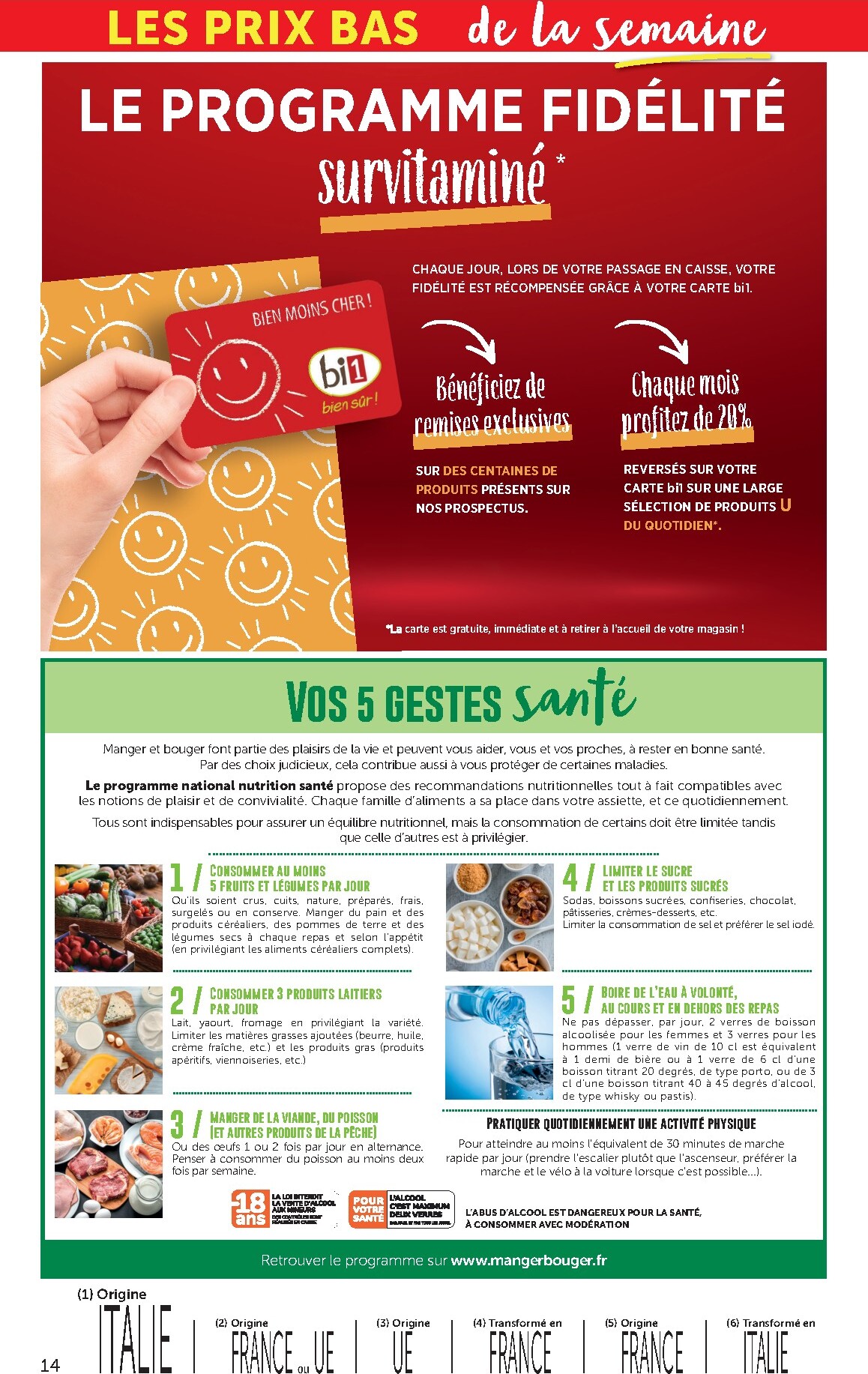 bi1 - Prospectus Bi1 - Supermarché valide du du mercredi 08/04/2026 au du dimanche 19/04/2026 - page: 14