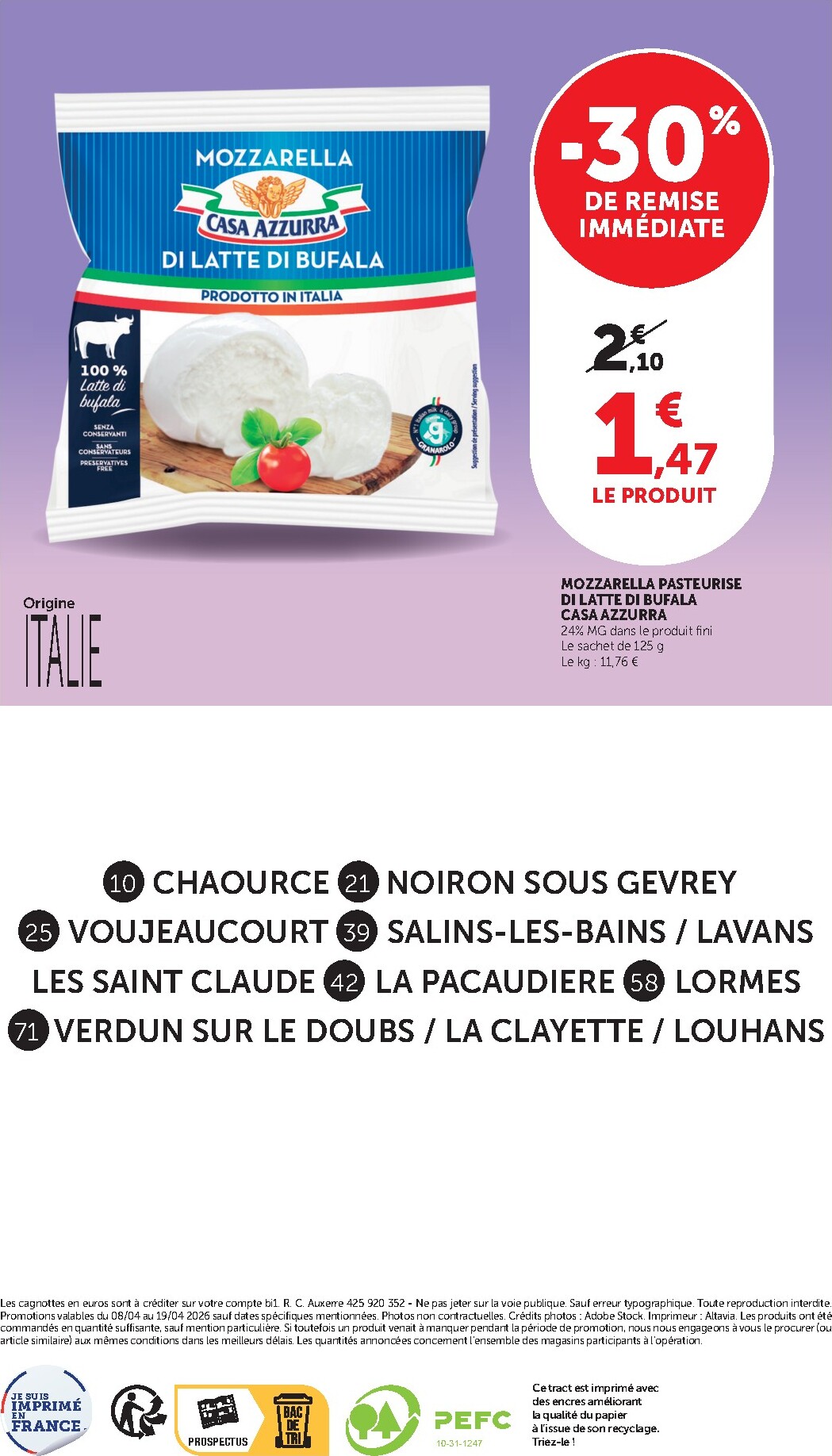 bi1 - Prospectus Bi1 - Supermarché valide du du mercredi 08/04/2026 au du dimanche 19/04/2026 - page: 20