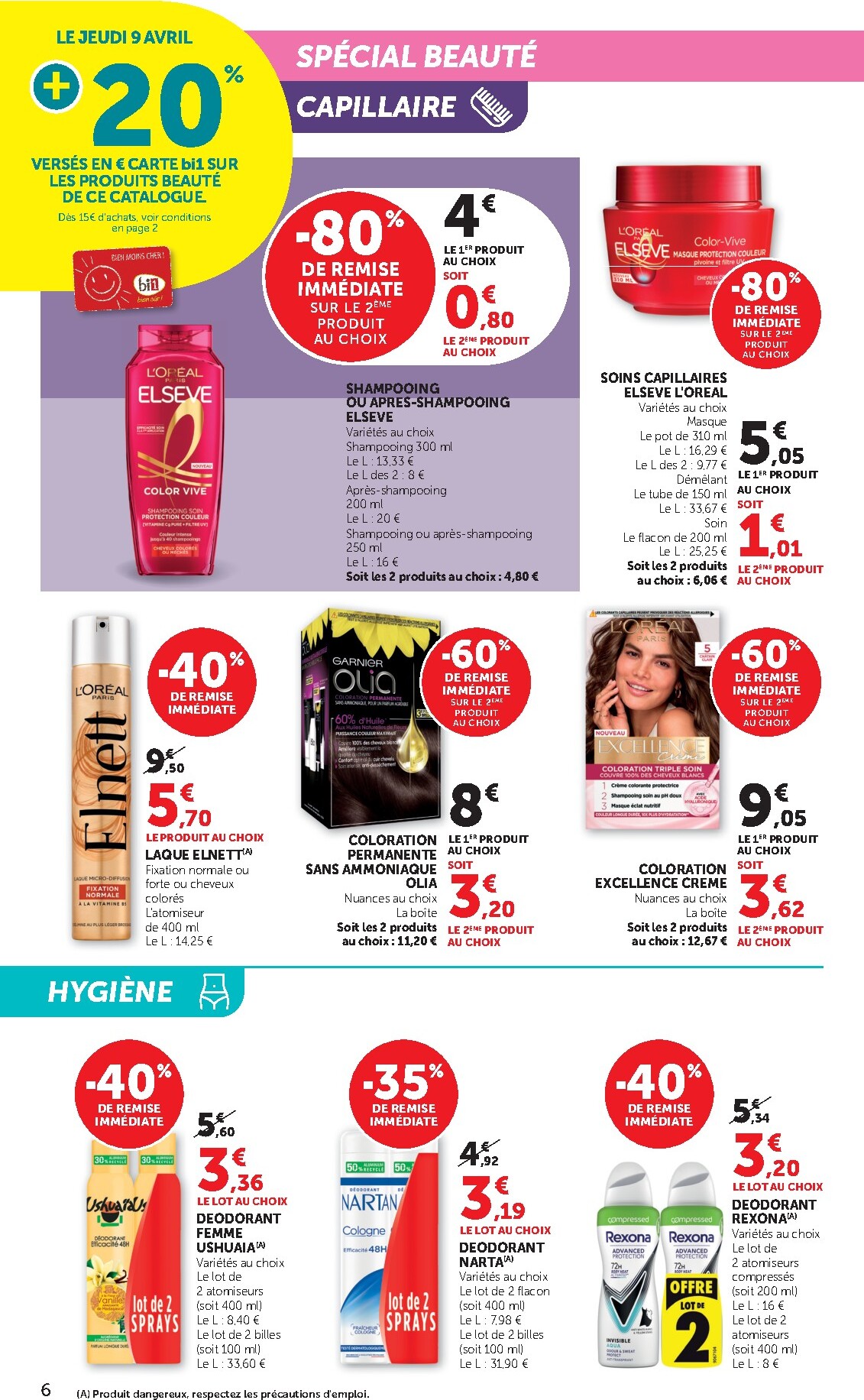 bi1 - Prospectus Bi1 - Supermarché valide du du mercredi 08/04/2026 au du dimanche 19/04/2026 - page: 6