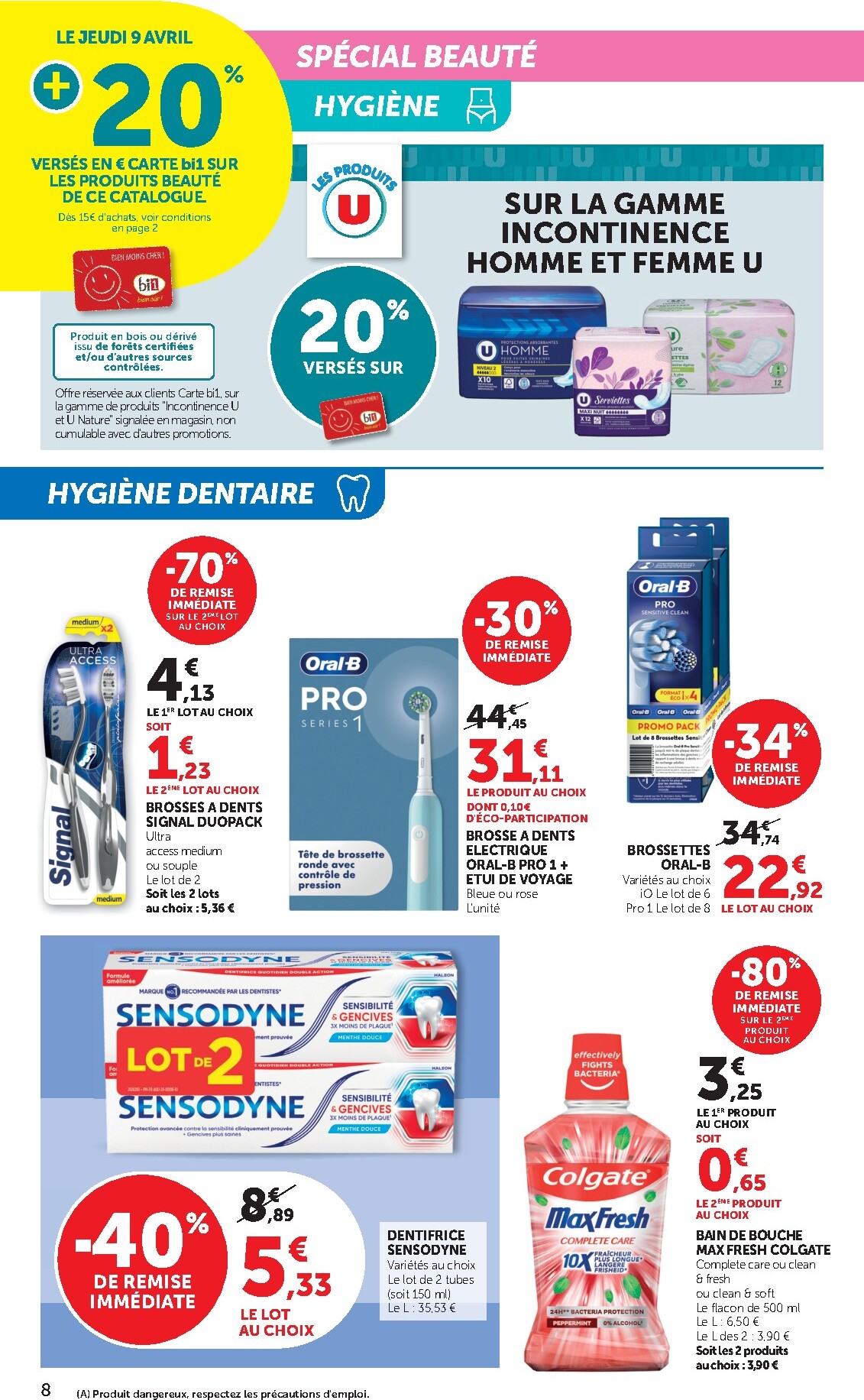 bi1 - Prospectus Bi1 - Supermarché valide du du mercredi 08/04/2026 au du dimanche 19/04/2026 - page: 8