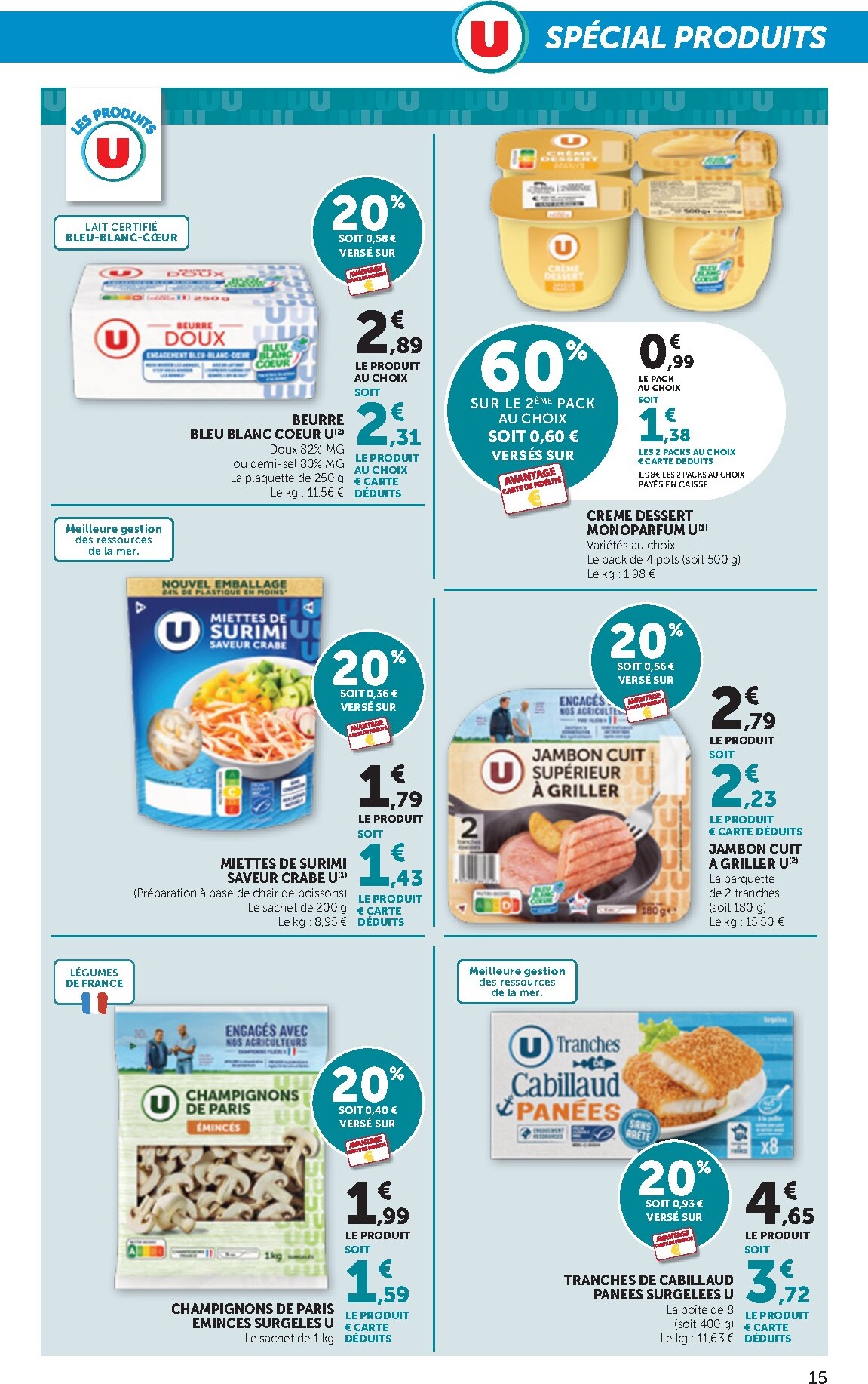 bi1 - Current Bi1 - Supermarché leaflet valid from du mardi 14/04/2026 to du dimanche 26/04/2026 - page: 15