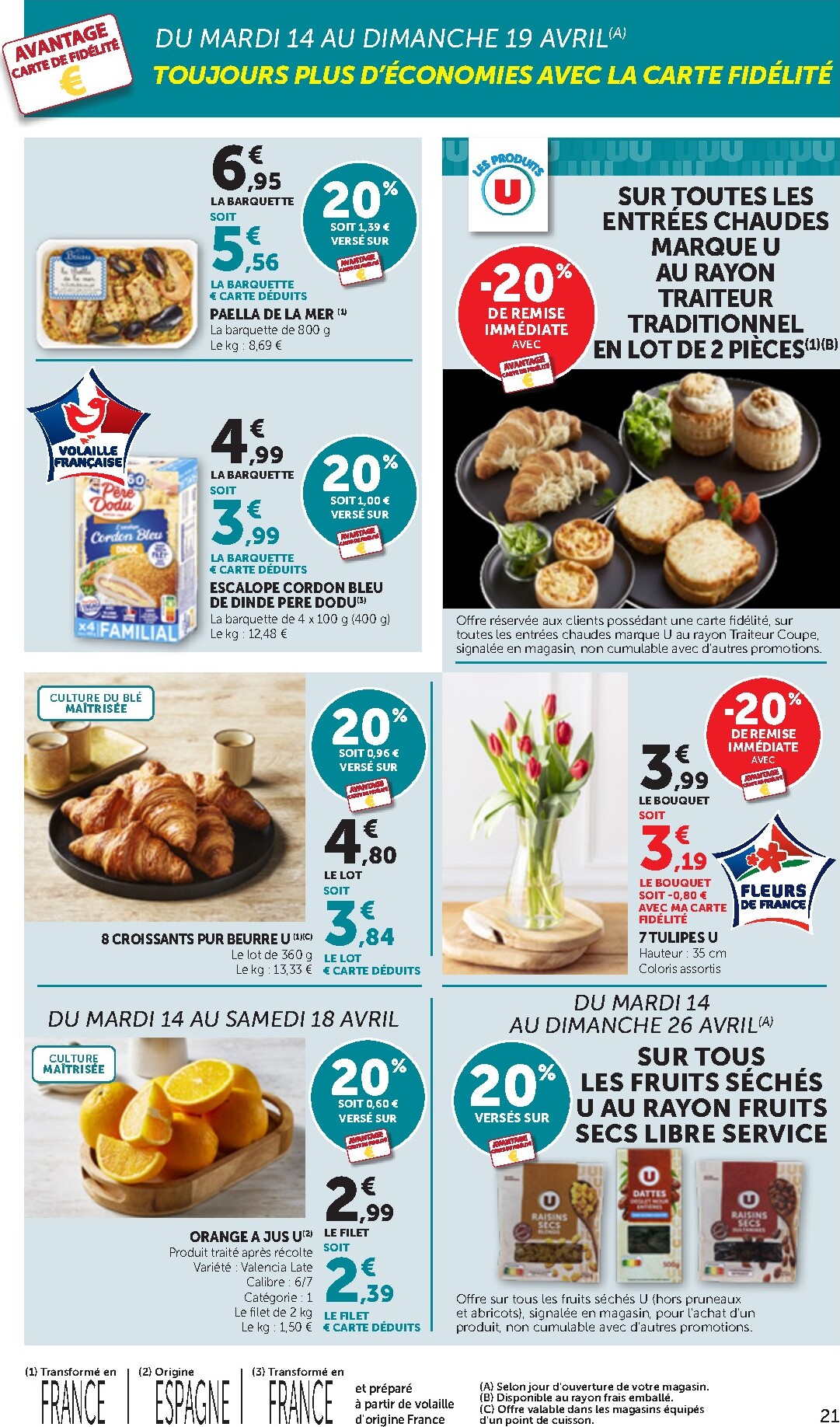 bi1 - Current Bi1 - Supermarché leaflet valid from du mardi 14/04/2026 to du dimanche 26/04/2026 - page: 21