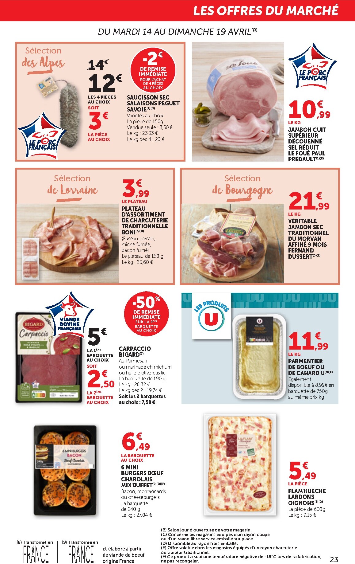 bi1 - Current Bi1 - Supermarché leaflet valid from du mardi 14/04/2026 to du dimanche 26/04/2026 - page: 23