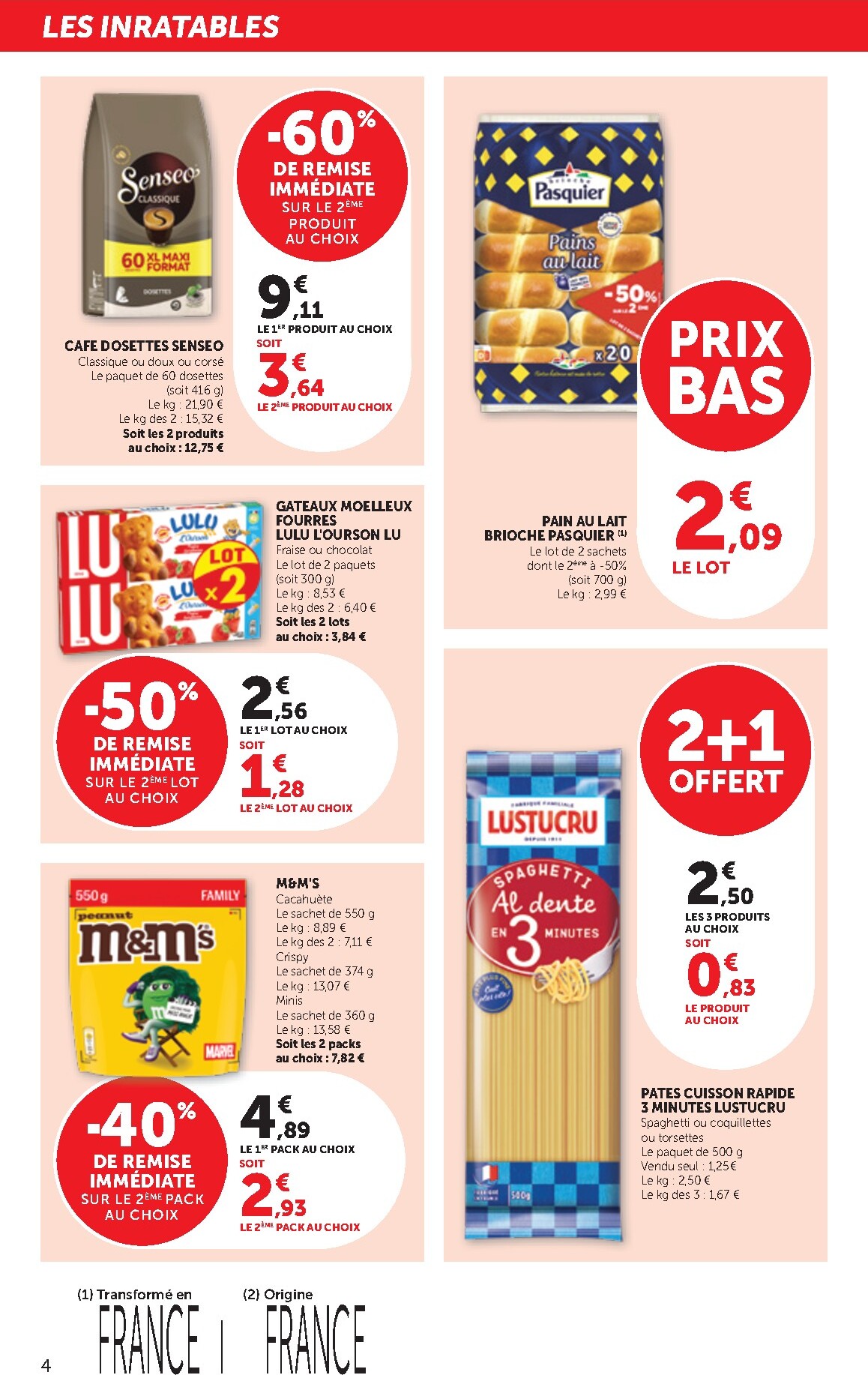 bi1 - Current Bi1 - Supermarché leaflet valid from du mardi 14/04/2026 to du dimanche 26/04/2026 - page: 4
