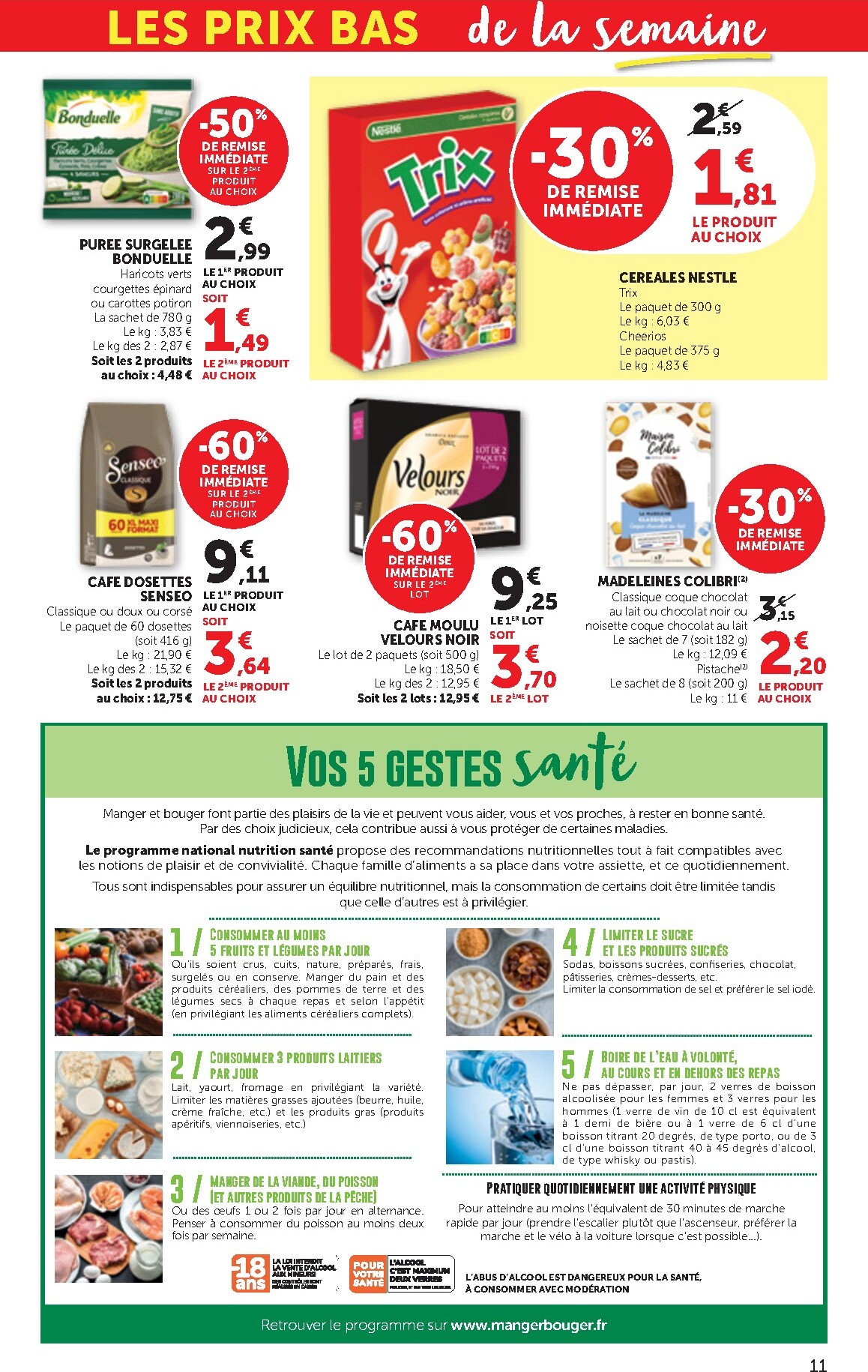 bi1 - Current Bi1 Supermarché - Chaource, Voujeaucourt, Lavans-les-Saint-Claude, Salins-les-Bains, La Pacaudière, Lormes, Saint-Pierre-le-Moûtier, La Clayette, Louhans, Verdun-sur-le-Doubs, Ancy-le-Franc, Bléneau leaflet valid from du mardi 14/04/2026 to d - page: 11