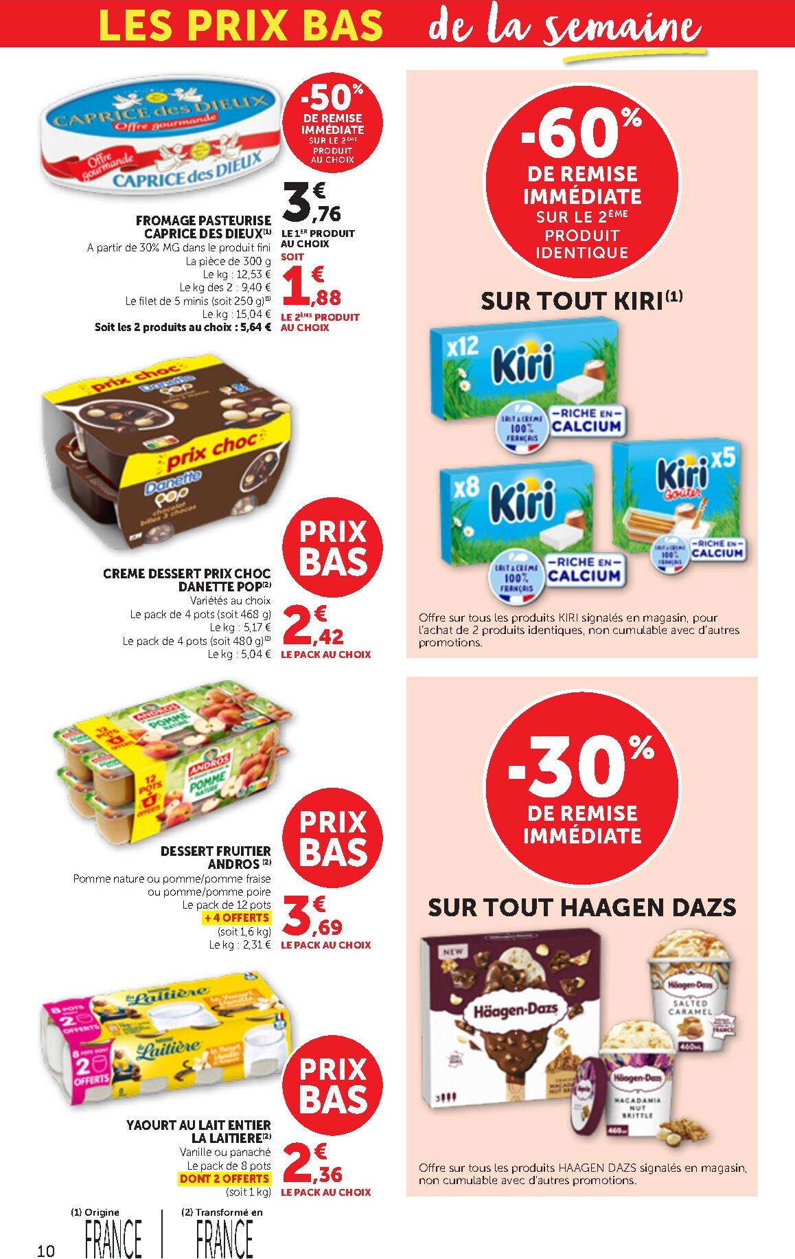 bi1 - Current Bi1 Supermarché - Chaource, Voujeaucourt, Lavans-les-Saint-Claude, Salins-les-Bains, La Pacaudière, Lormes, Saint-Pierre-le-Moûtier, La Clayette, Louhans, Verdun-sur-le-Doubs, Ancy-le-Franc, Bléneau leaflet valid from du mardi 14/04/2026 to d - page: 10