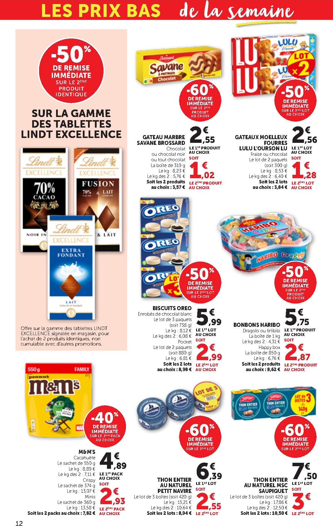 bi1 - Current Bi1 Supermarché - Chaource, Voujeaucourt, Lavans-les-Saint-Claude, Salins-les-Bains, La Pacaudière, Lormes, Saint-Pierre-le-Moûtier, La Clayette, Louhans, Verdun-sur-le-Doubs, Ancy-le-Franc, Bléneau leaflet valid from du mardi 14/04/2026 to d - page: 12