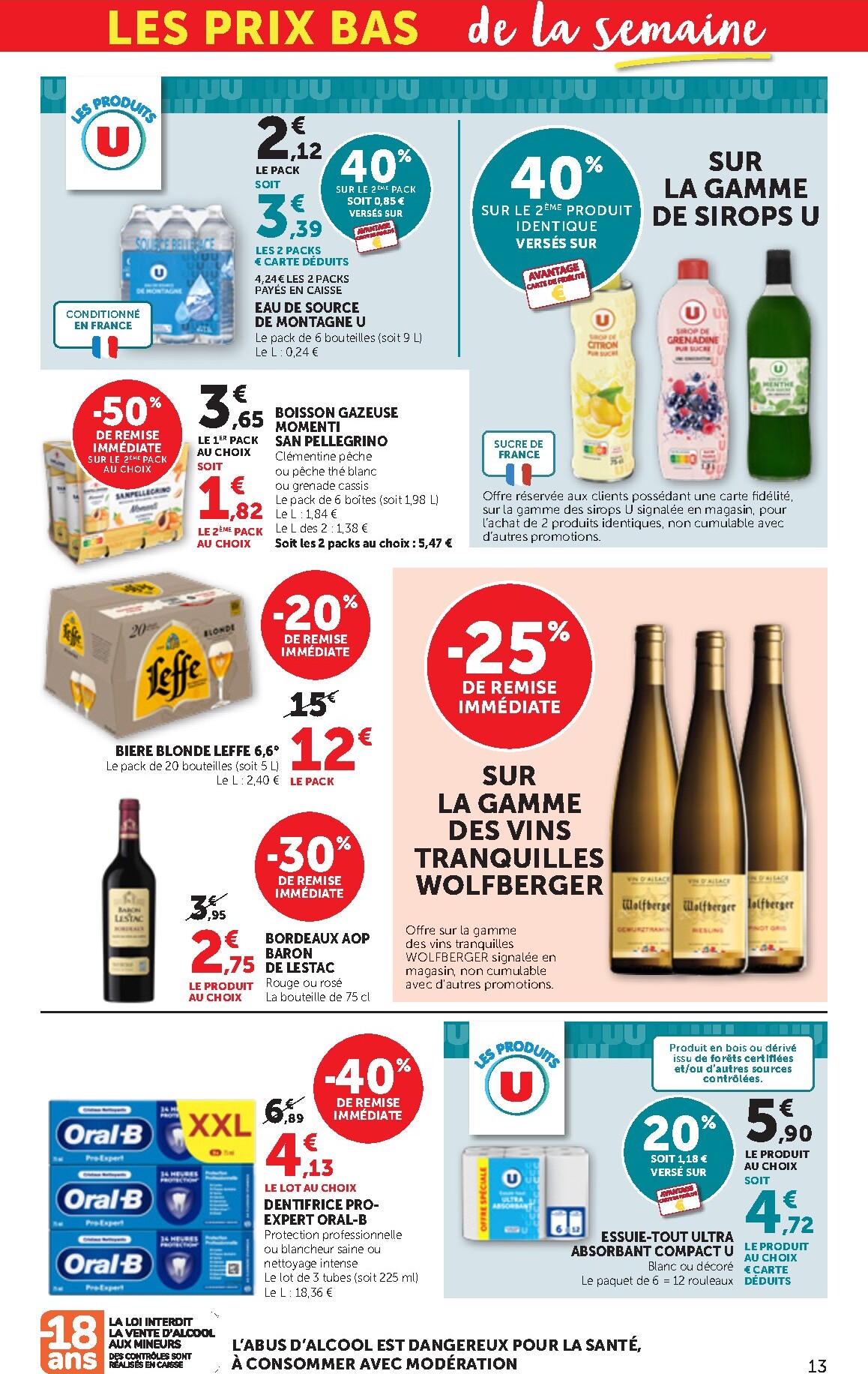 bi1 - Current Bi1 Supermarché - Chaource, Voujeaucourt, Lavans-les-Saint-Claude, Salins-les-Bains, La Pacaudière, Lormes, Saint-Pierre-le-Moûtier, La Clayette, Louhans, Verdun-sur-le-Doubs, Ancy-le-Franc, Bléneau leaflet valid from du mardi 14/04/2026 to d - page: 13